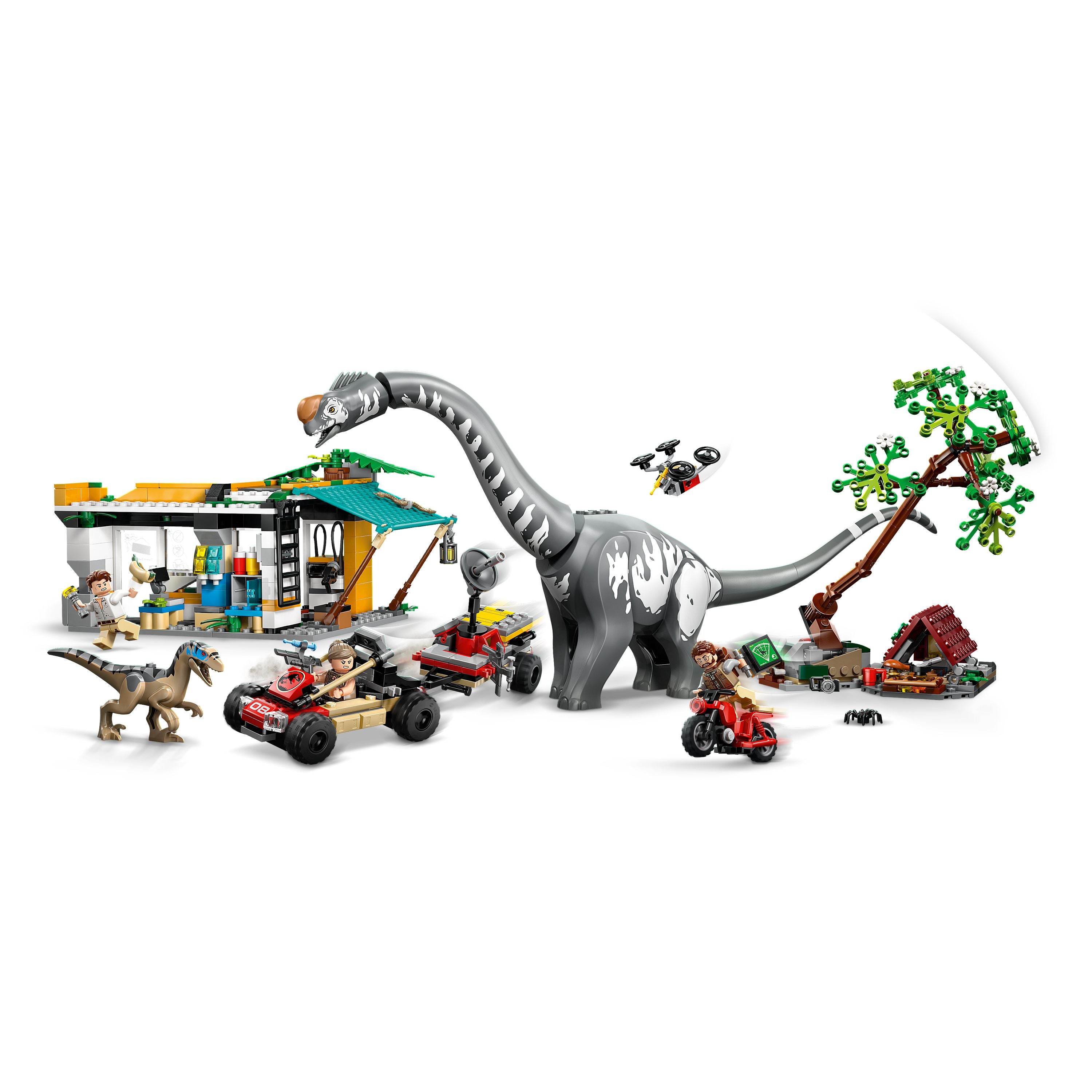 LEGO 76973 Jurassic World Raptor & Titanosaurus Tracking Mission