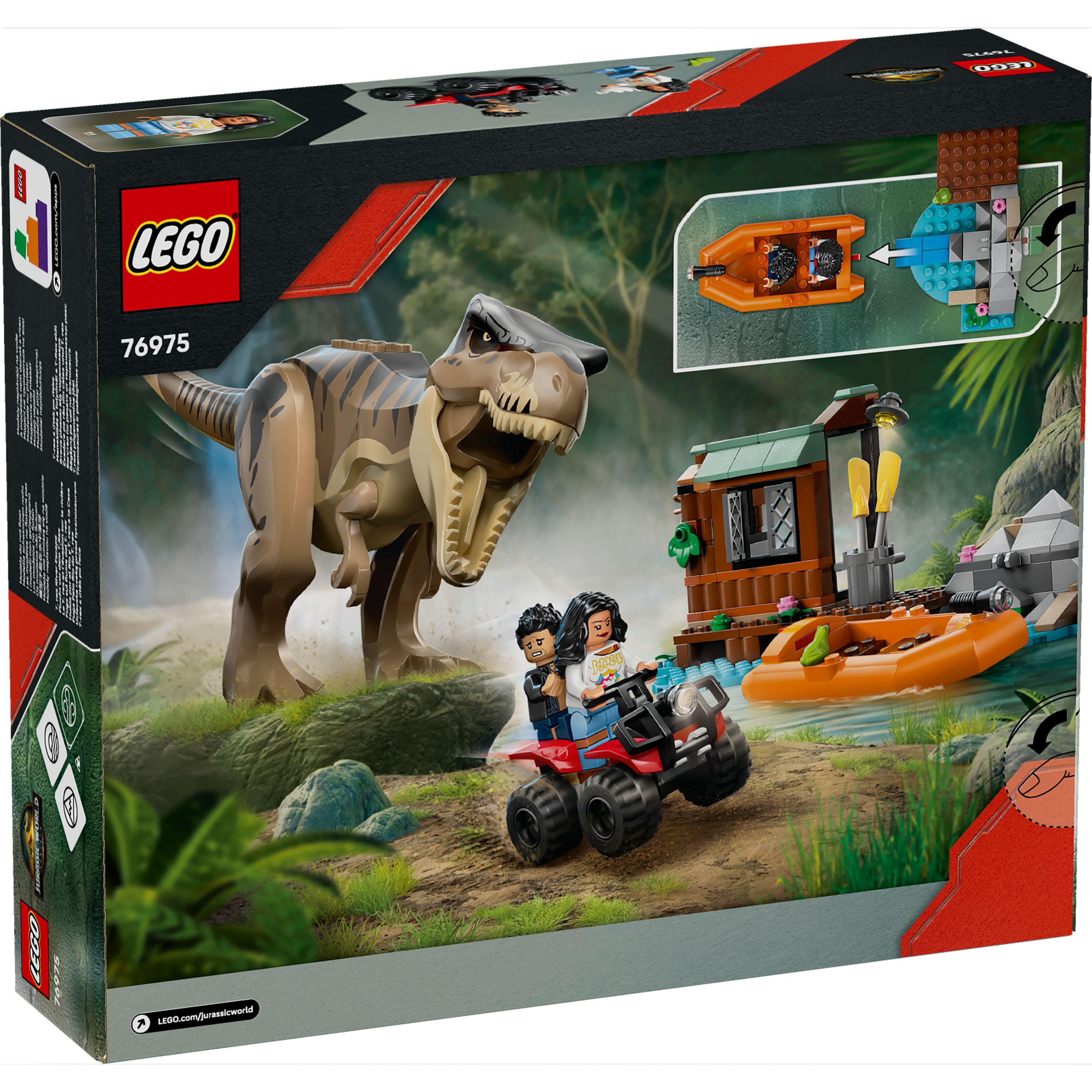 LEGO 76975 Jurassic World T. Rex River Escape