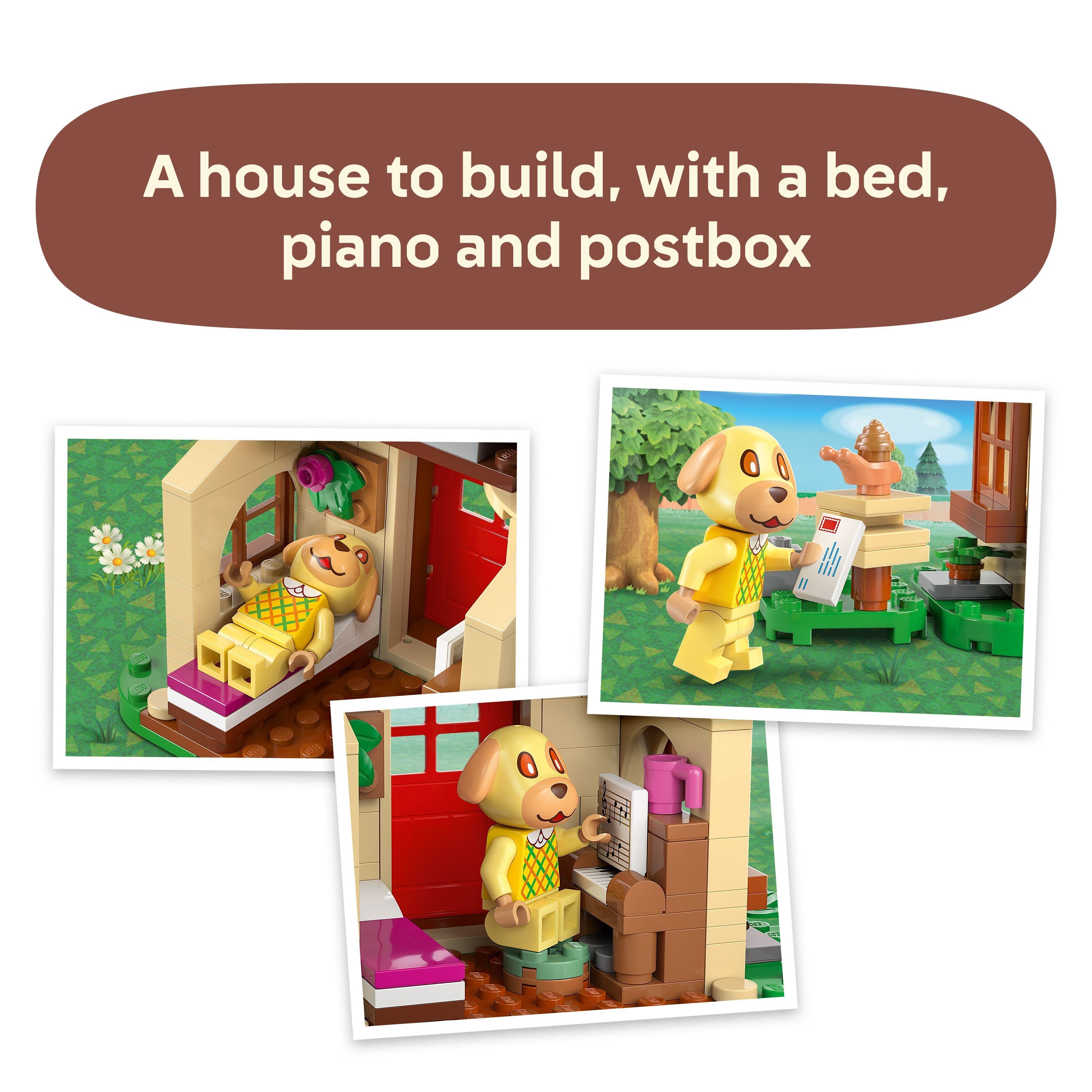 LEGO 77058 Animal Crossing Goldie’s Cosy House