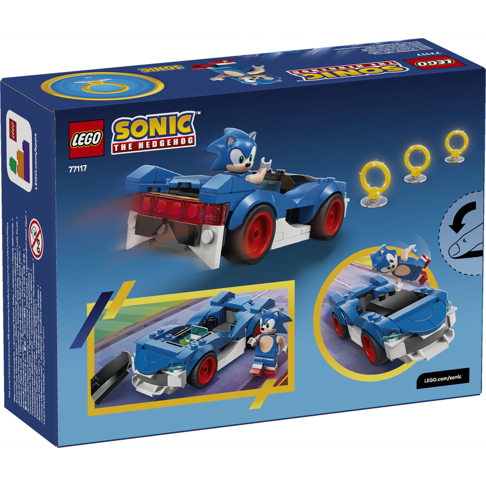 LEGO 77117 Sonic The Hedgehog Speedster Lightning
