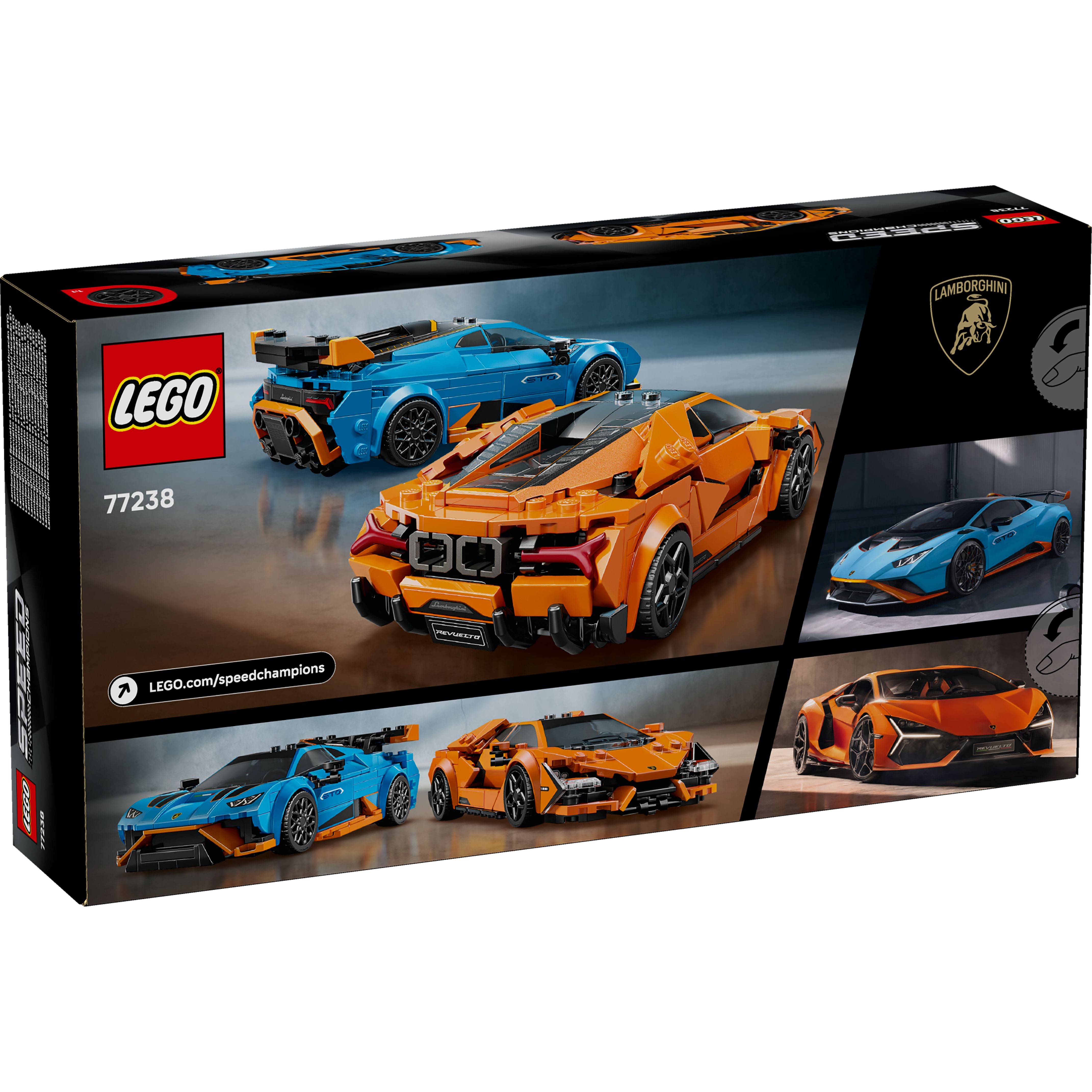 LEGO 77238 Speed Champions Lamborghini Revuelto & Huracán STO