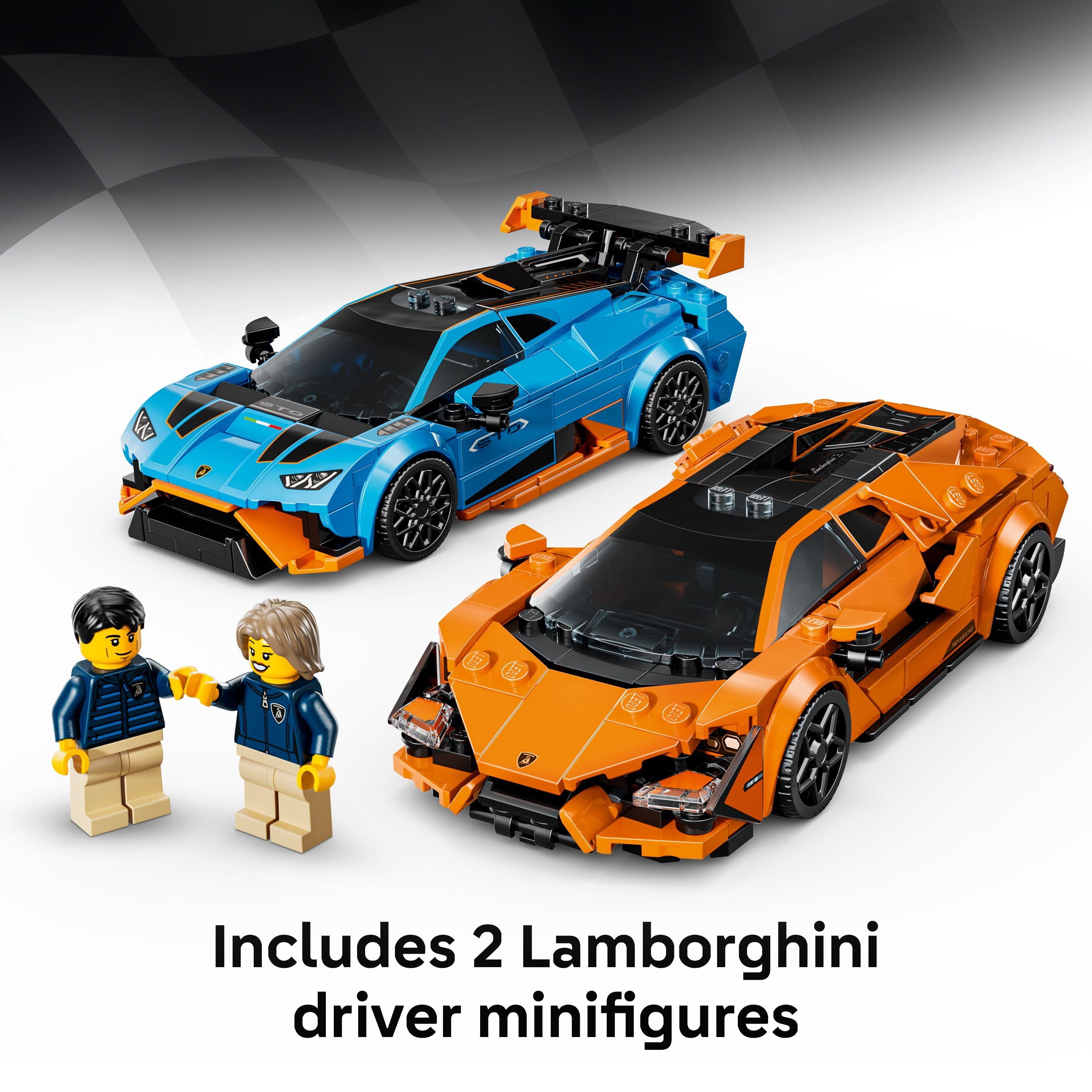 LEGO 77238 Speed Champions Lamborghini Revuelto & Huracán STO
