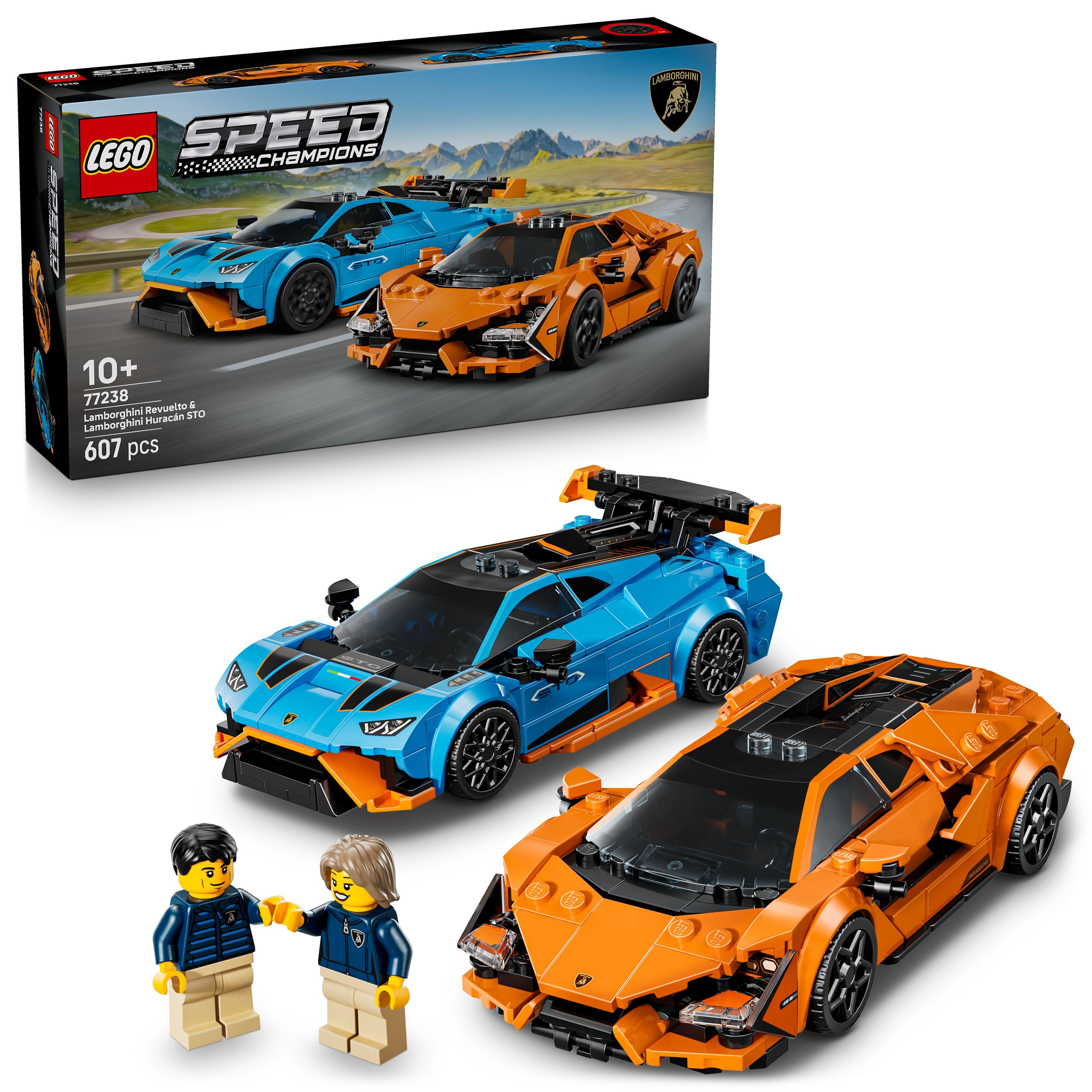 LEGO 77238 Speed Champions Lamborghini Revuelto & Huracán STO