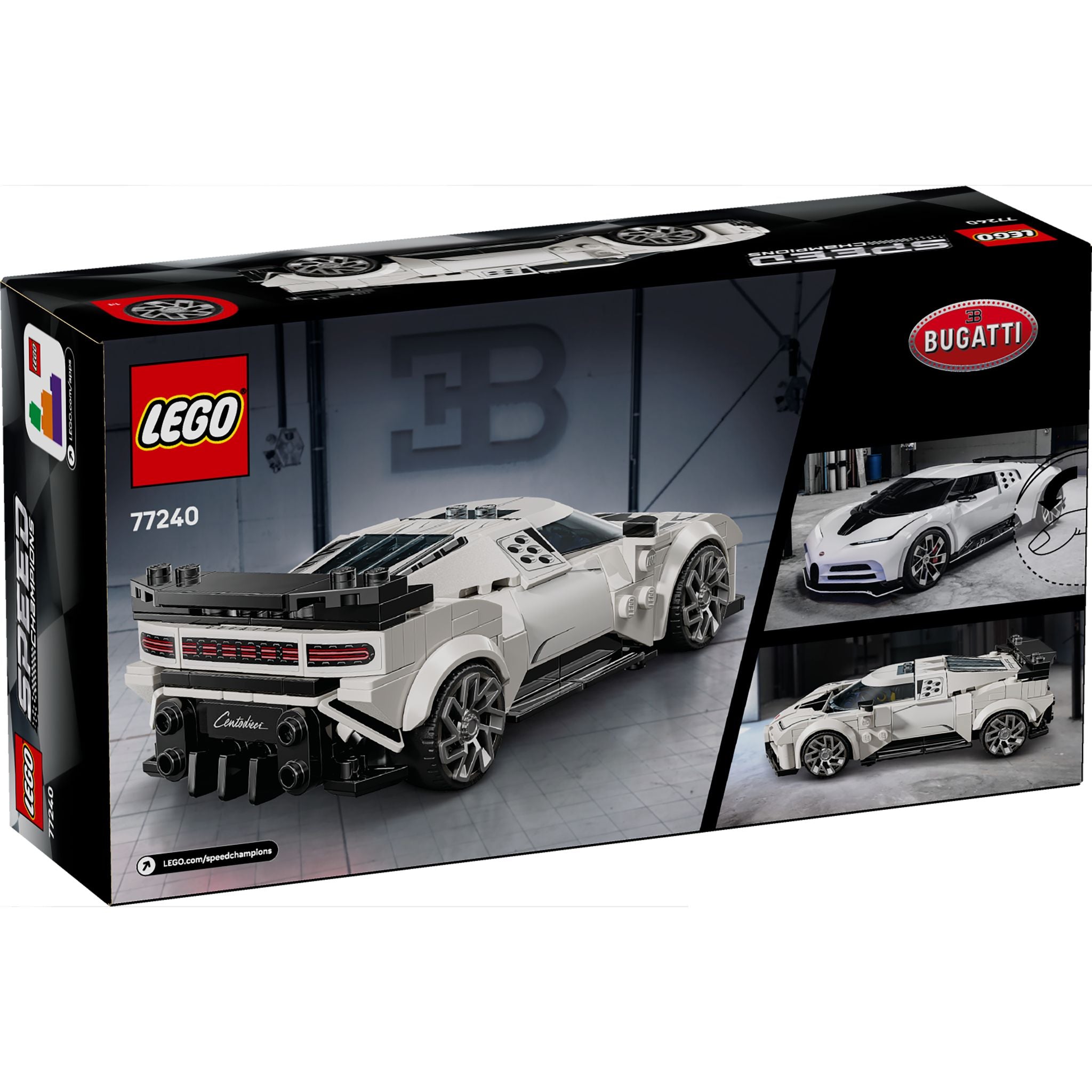 LEGO 77240 Speed Champions Bugatti Centodieci Hyper Sports Car