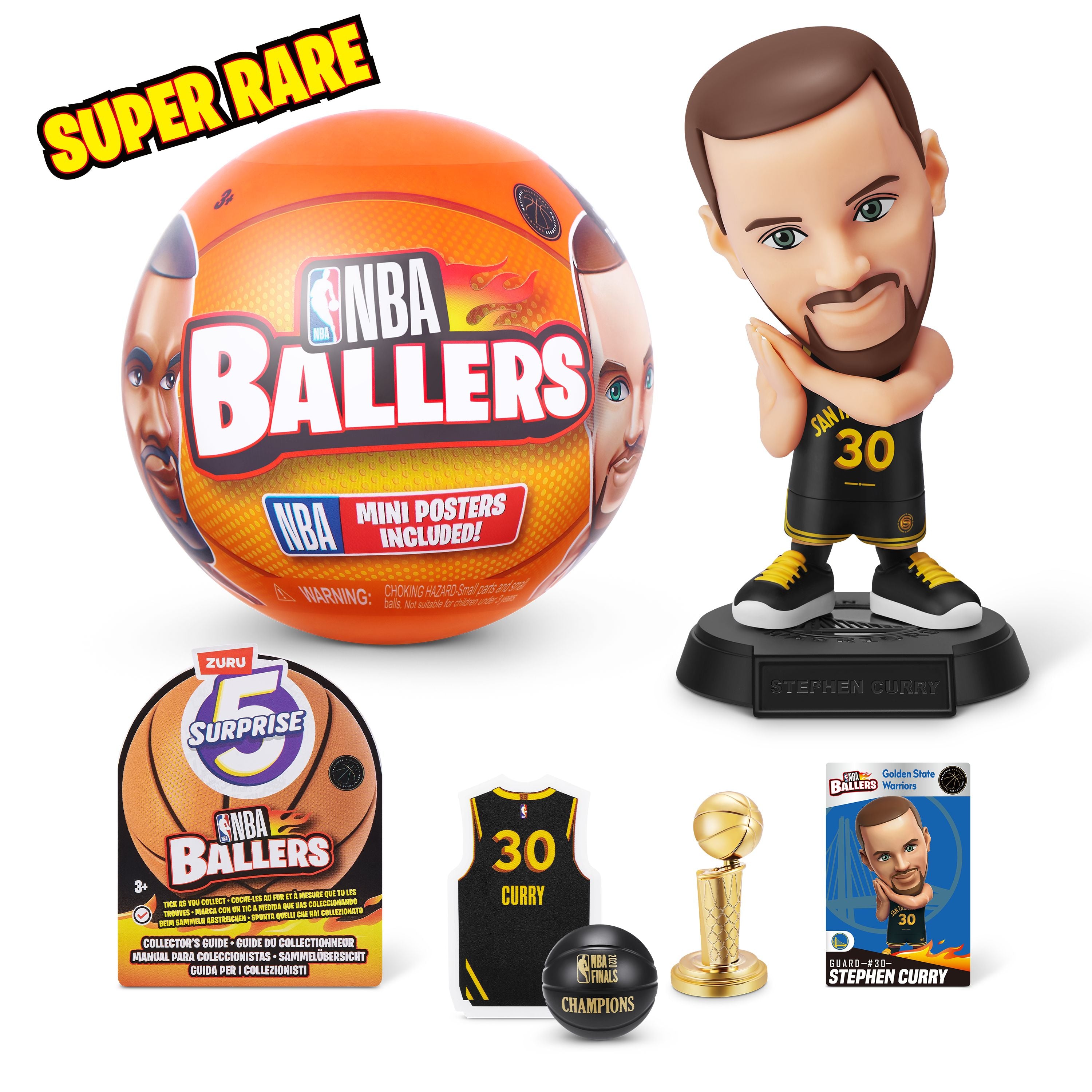 NBA BALLERS レア レブロン Zuru 5 Surprise NBA Ballers Lebron James SUPER RARE Black Lakers