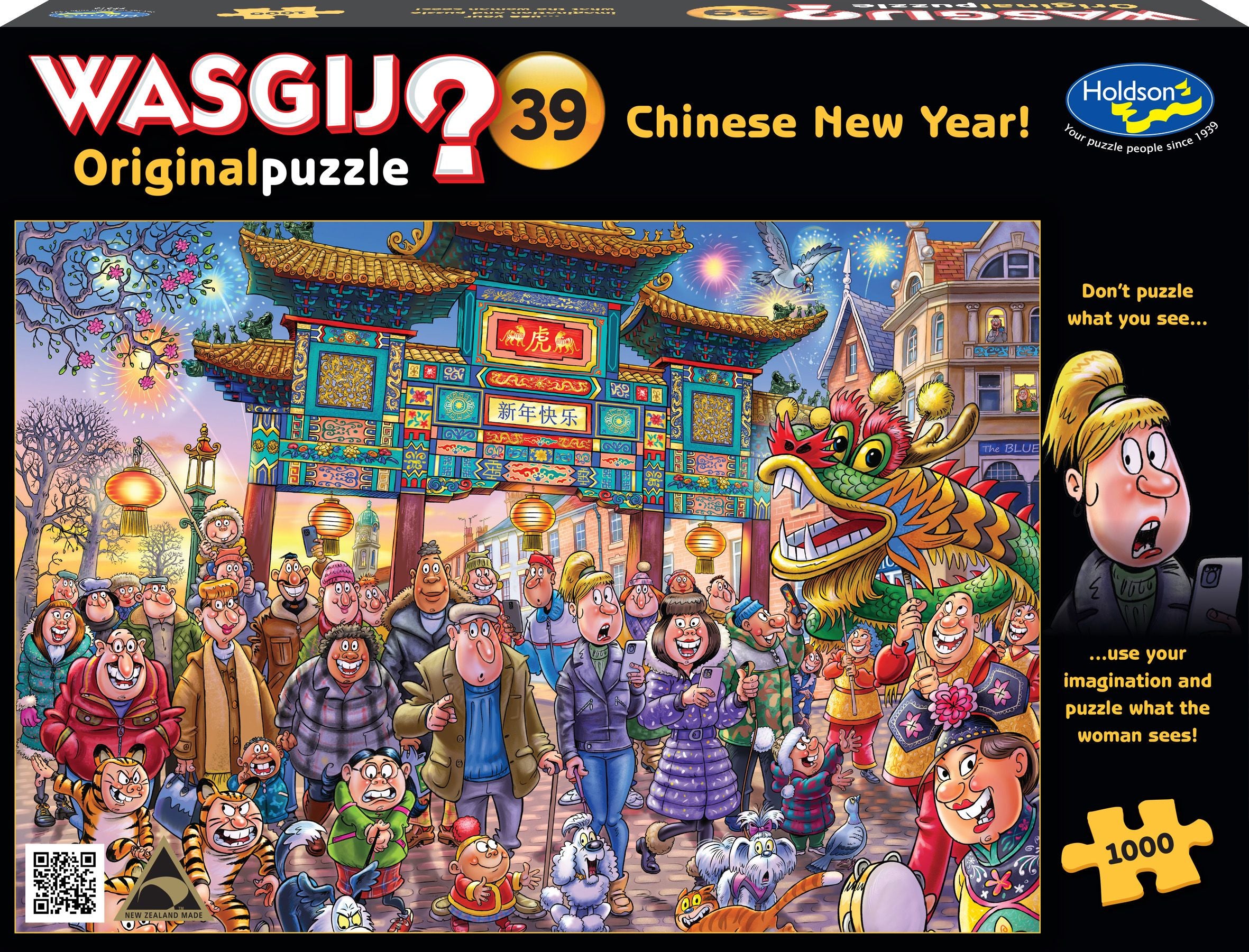 Wasgij Original #39 1000 Piece Puzzle Chinese New Year! - Toyworld NZ