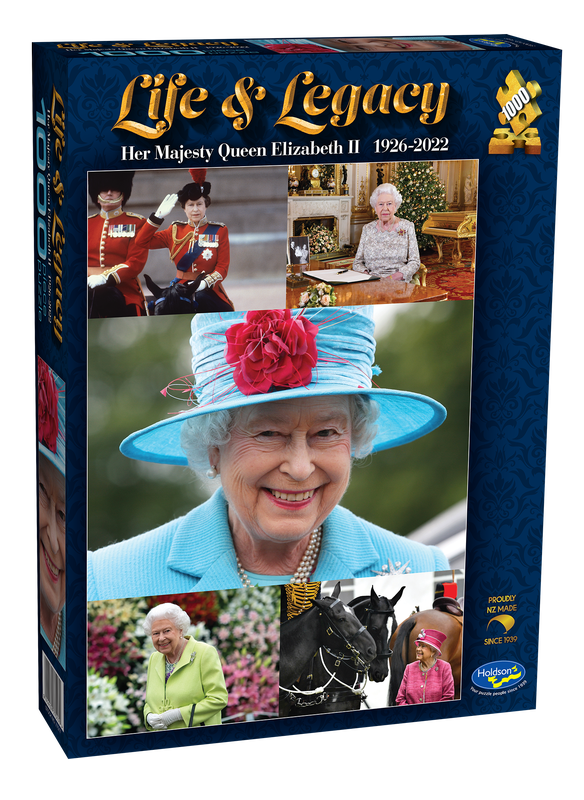 Life & Legacy Her Majesty Queen Elizabeth II 1926-2022 1000 Piece Puzzle