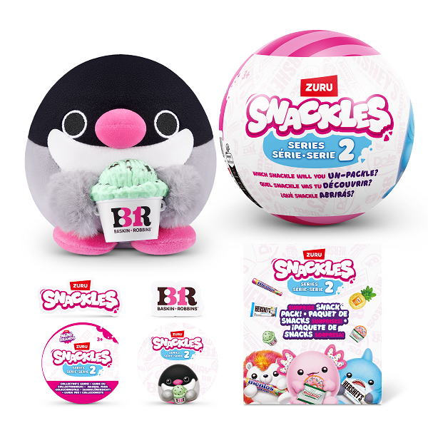 ZURU Snackles Small Plush S2 Assorted Styles