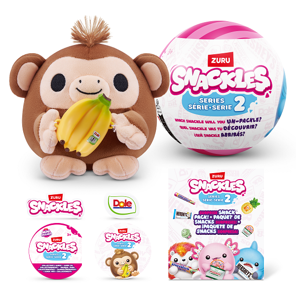 ZURU Snackles Small Plush S2 Assorted Styles