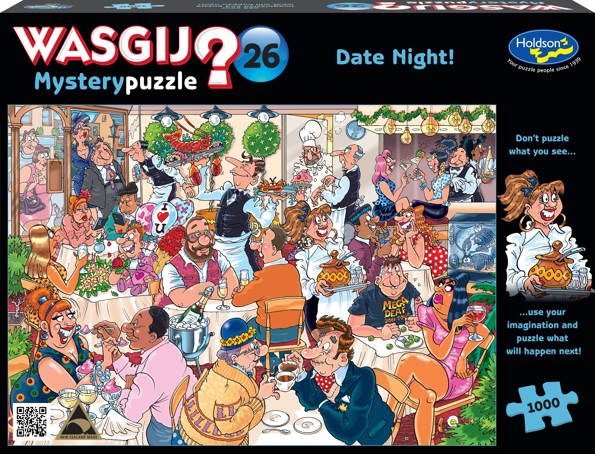 Wasgij Mystery #26 1000 Piece Jigsaw Puzzle Date Night
