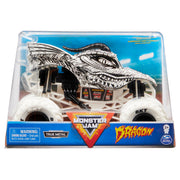 Monster Jam 1:24 Collector Die Cast Dragon Black & White