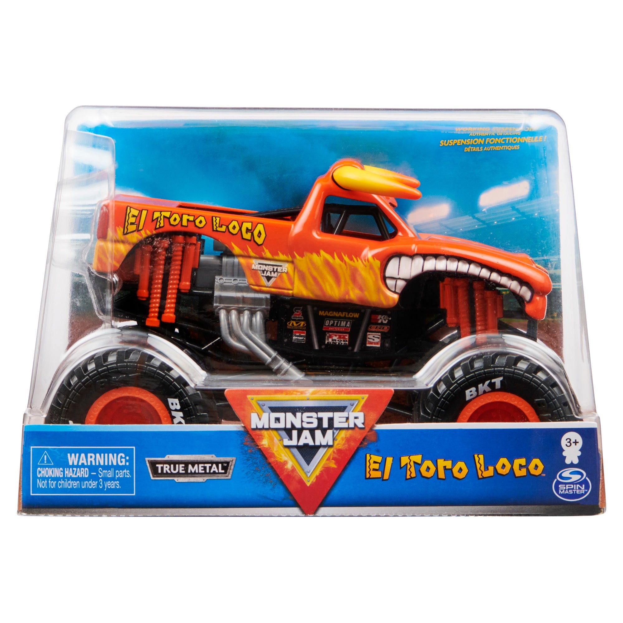Monster Jam 1:24 Collector Die Cast El Toro Loco Orange