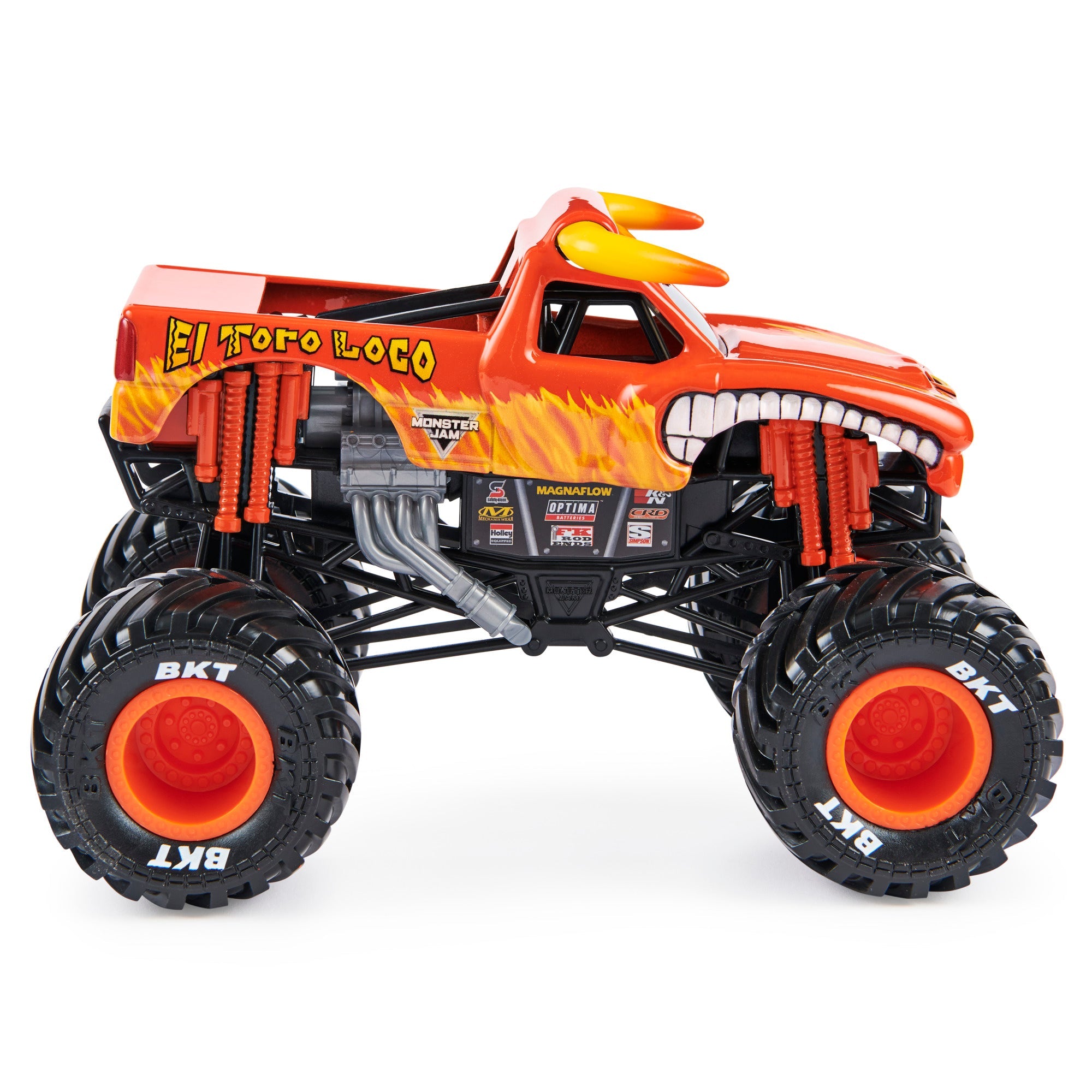 Monster Jam 1:24 Collector Die Cast El Toro Loco Orange