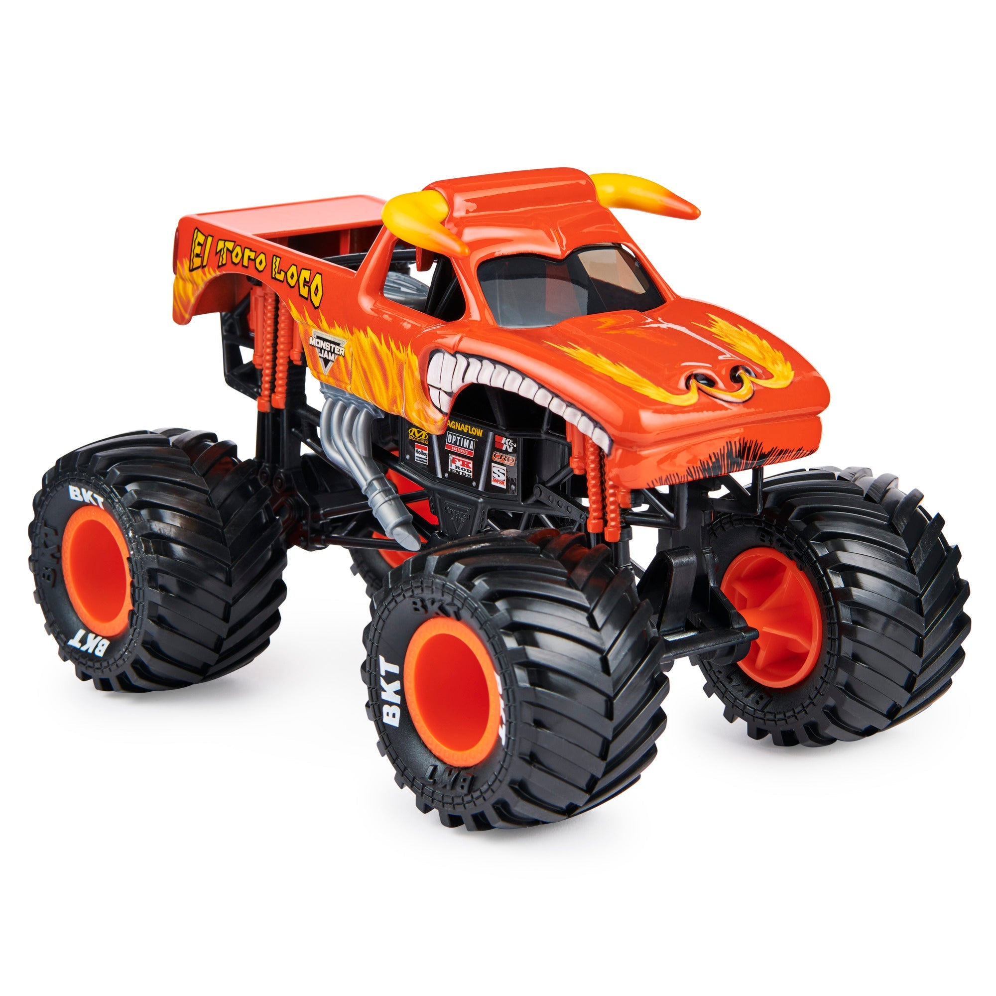 Monster Jam 1:24 Collector Die Cast El Toro Loco Orange