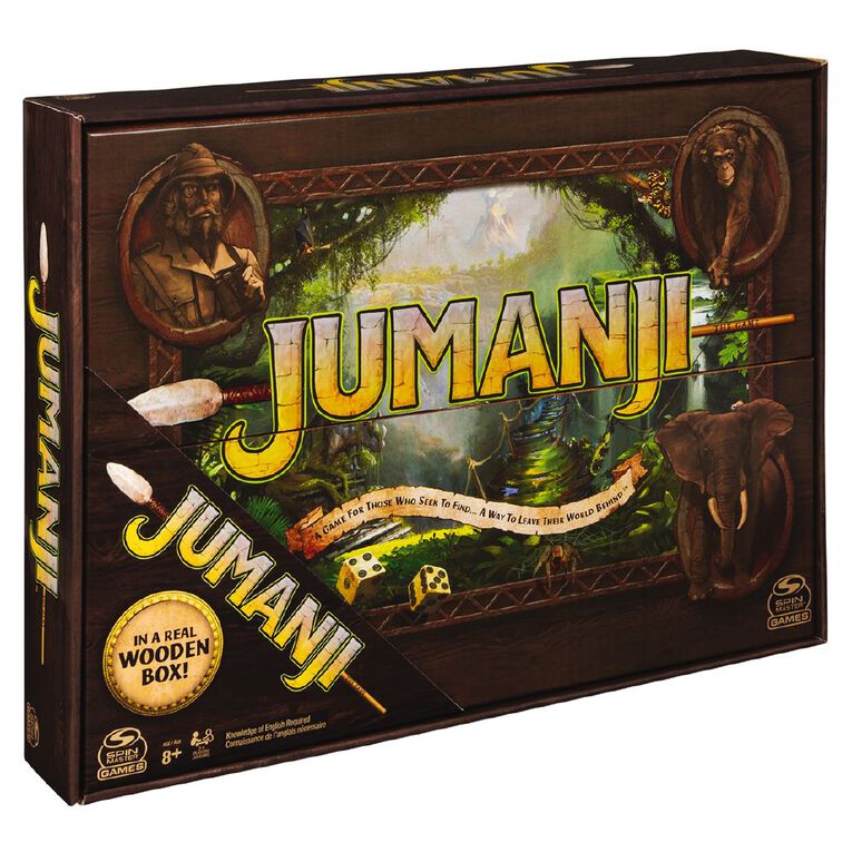Jumanji Refresh Wooden Box Set Game