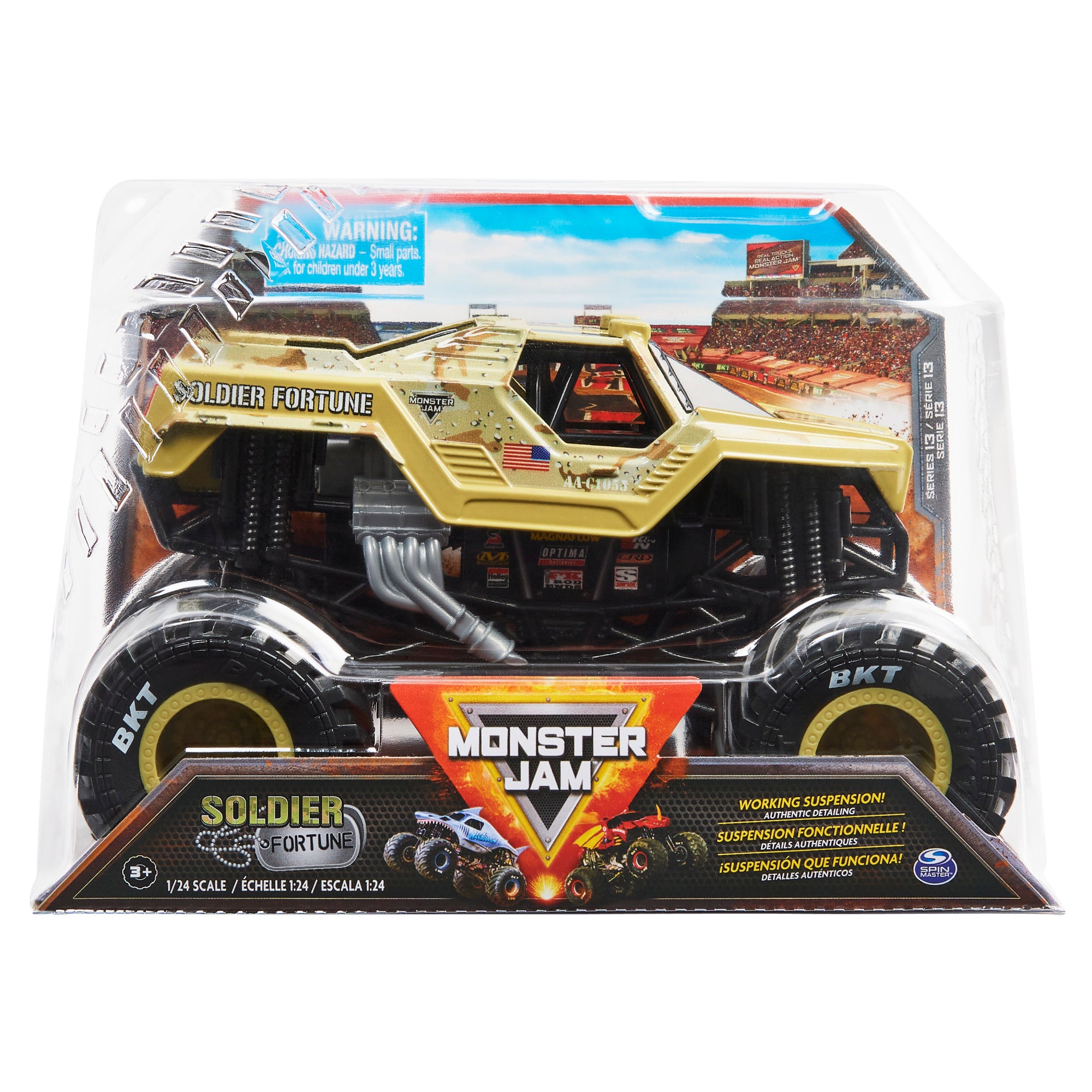 Monster Jam 1:24 Collector Die Cast Series 13 Soldier Fortune