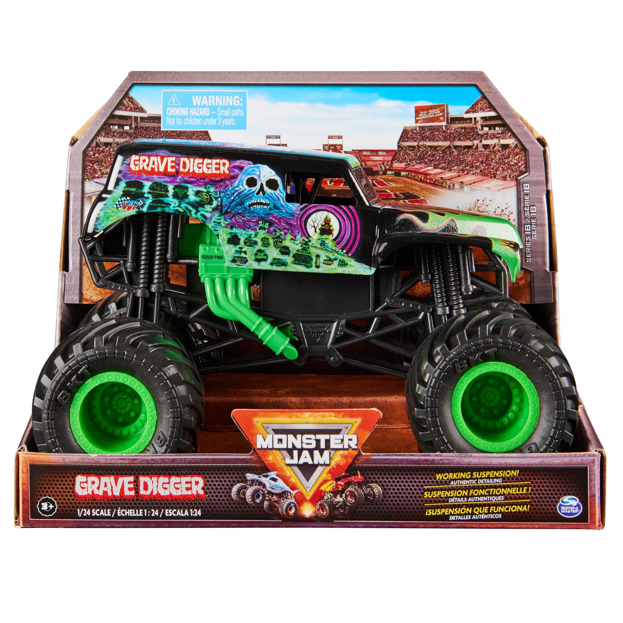 Monster Jam 1:24 Collector Die Cast Series 16 Grave Digger