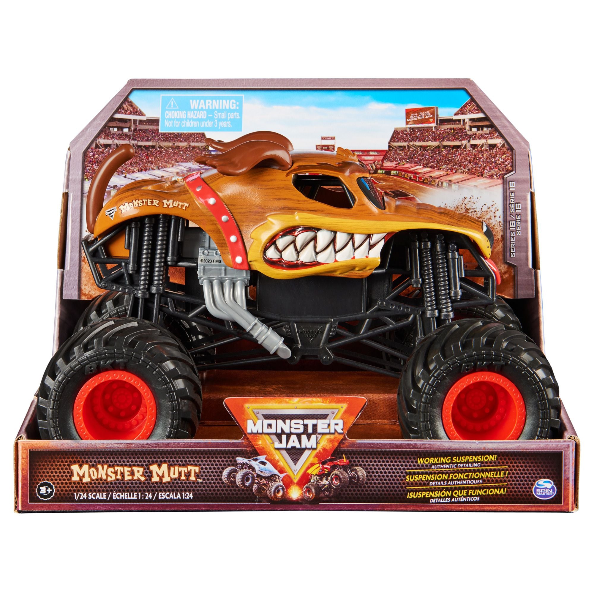 Monster Jam 1:24 Collector Die Cast Series 16 Monster Mutt