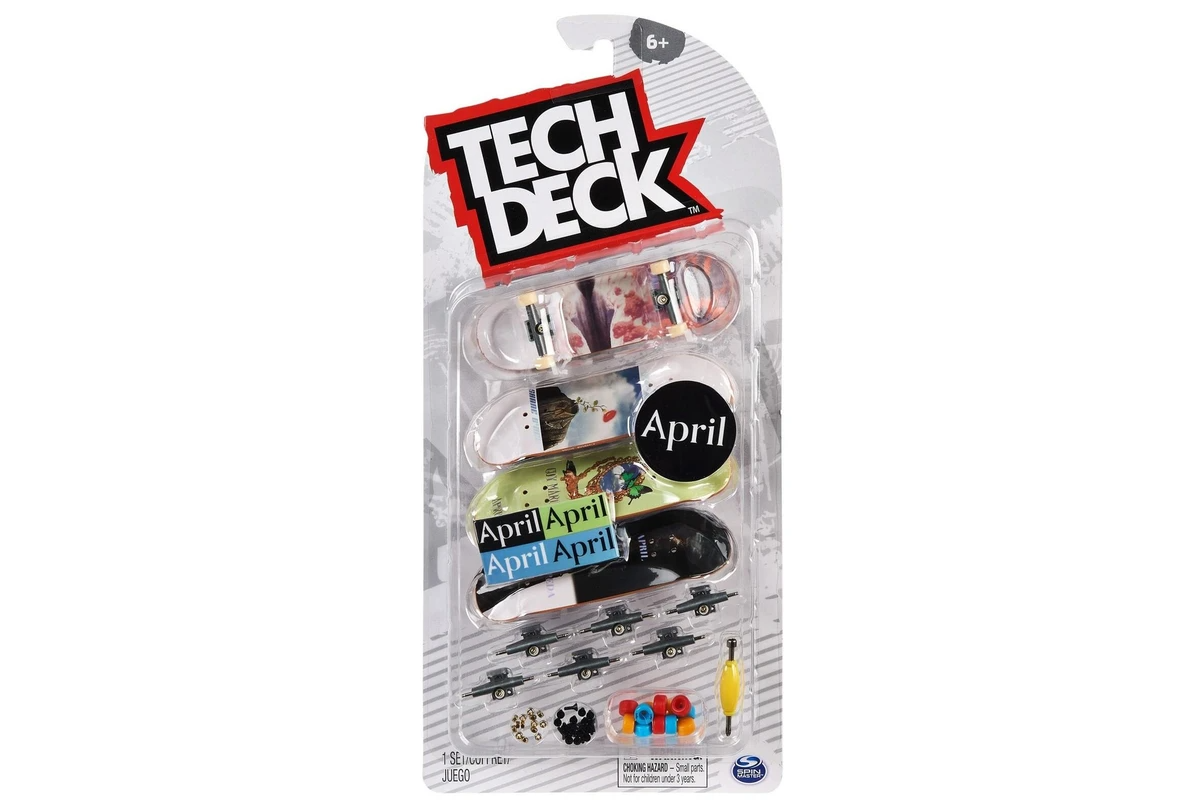 Tech Deck Ultra Deluxe 4-Pack April