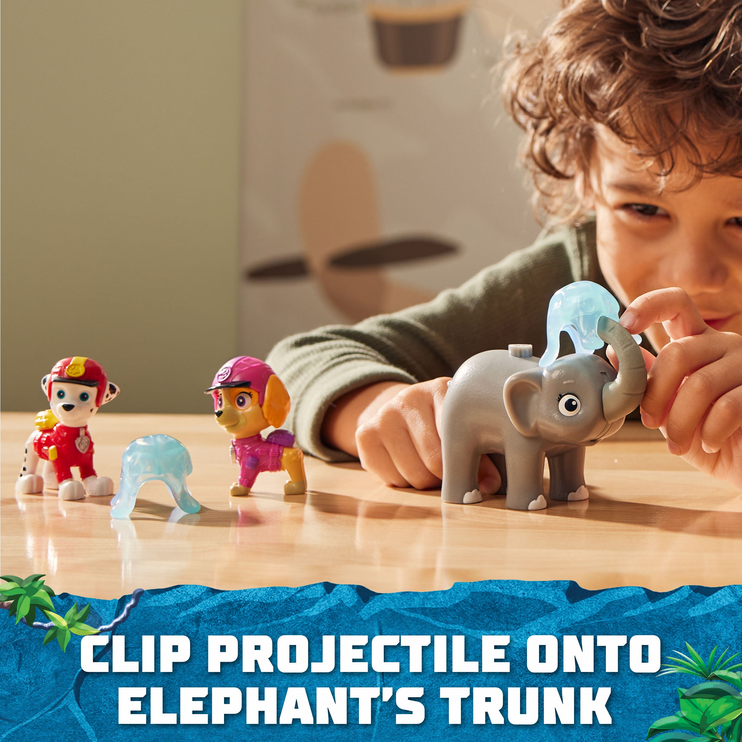 PAW Patrol Jungle Hero Pups Figure Set Marshall Skye Elephant PAW Patrol Jungle Hero Pups Figure Set Marshall Skye Elephant