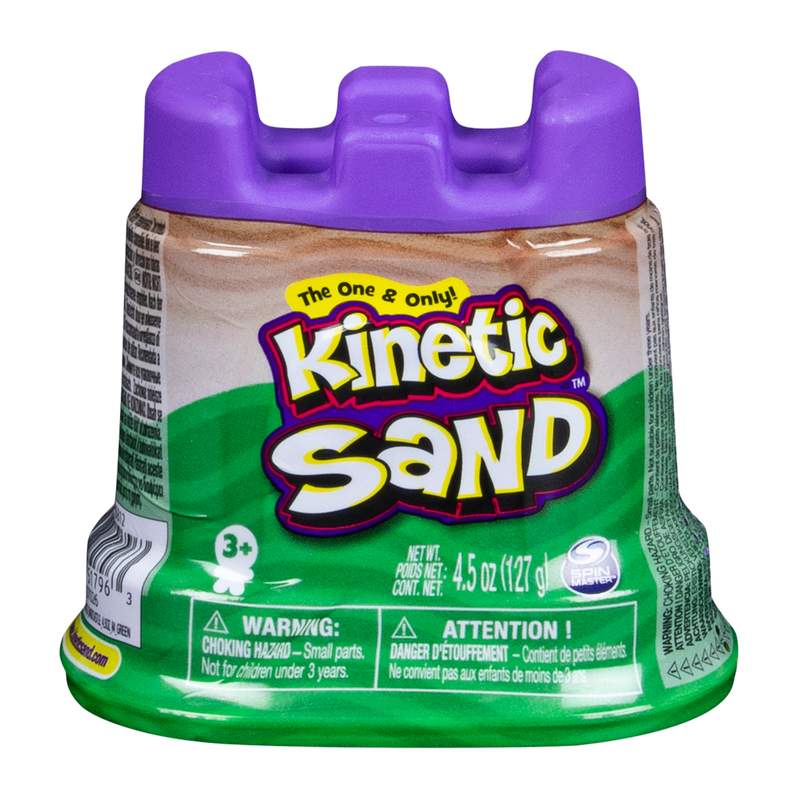 Kinetic Sand 127G Coloured Sand Single Pack Green