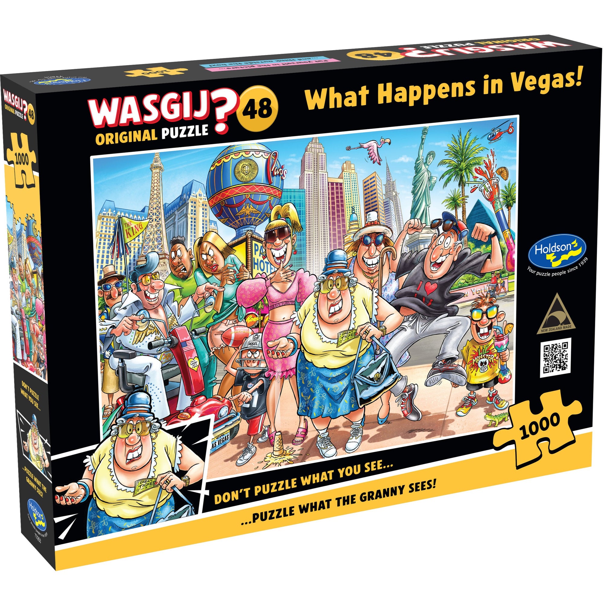 Wasgij Original #48 What Happens In Vegas! 1000 Piece Jigsaw Puzzle