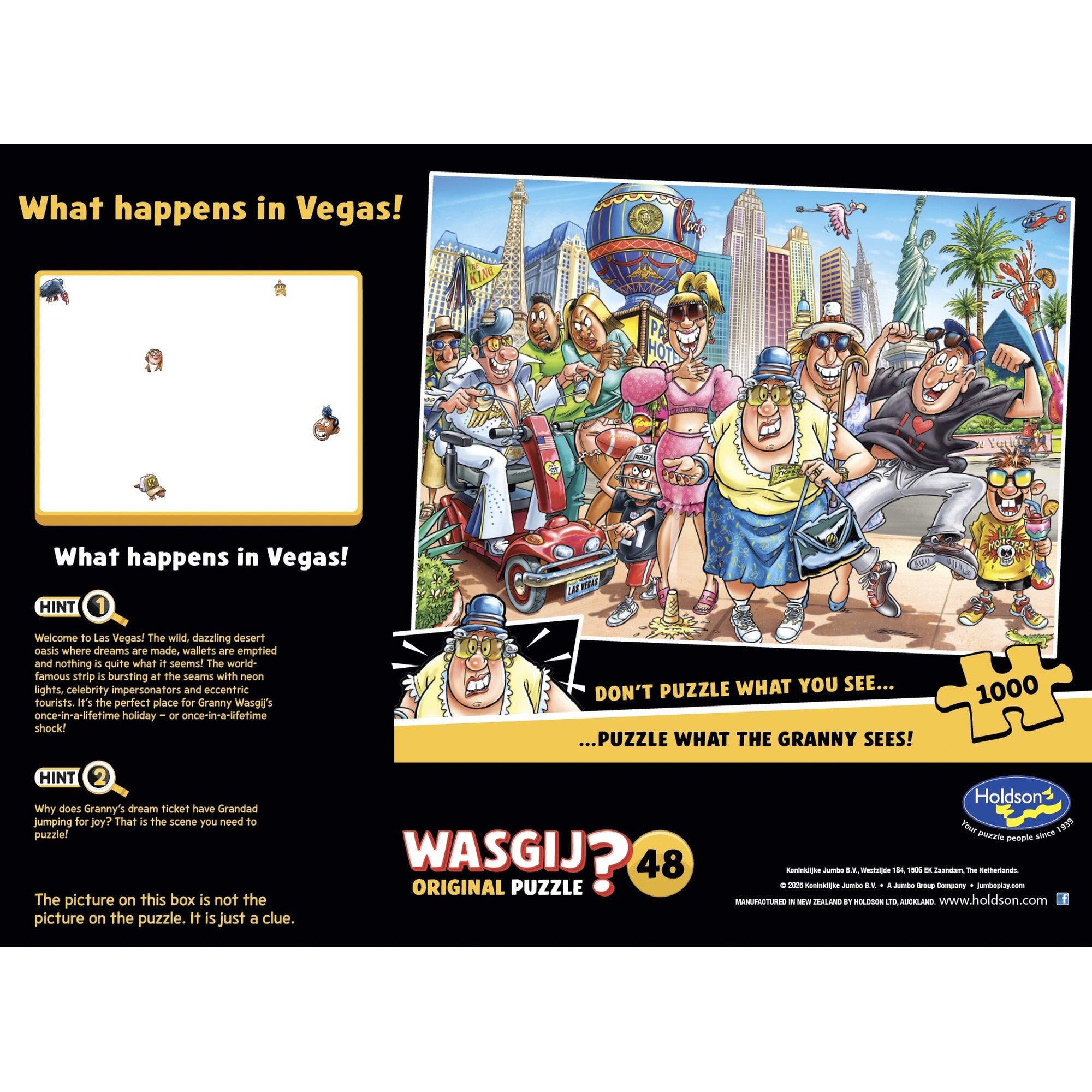 Wasgij Original #48 What Happens In Vegas! 1000 Piece Jigsaw Puzzle