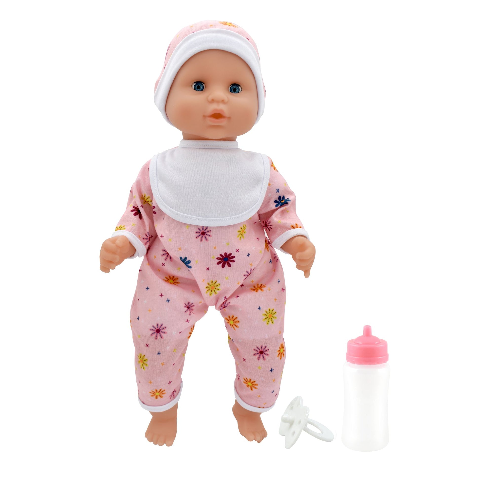 Dolls World Baby Doll Joy - Floral Romper - Toyworld NZ
