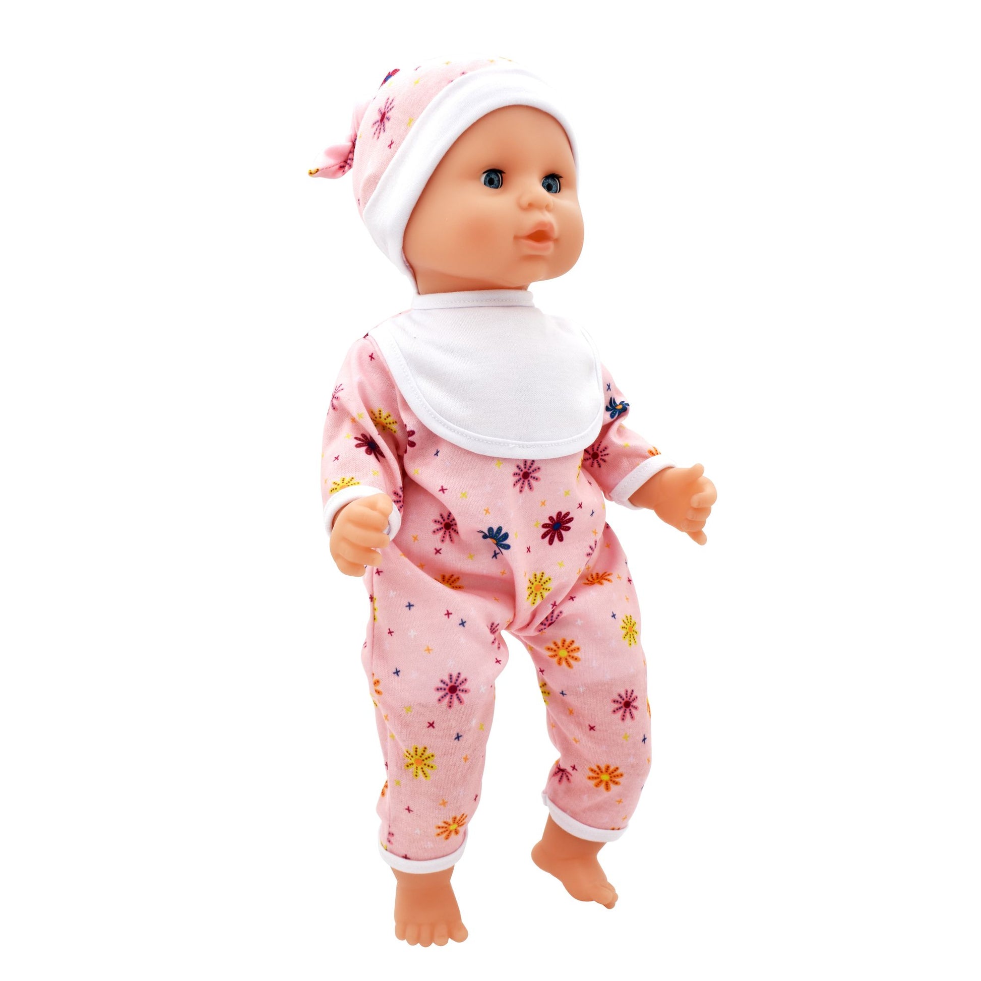 Dolls World Baby Doll Joy - Floral Romper - Toyworld NZ