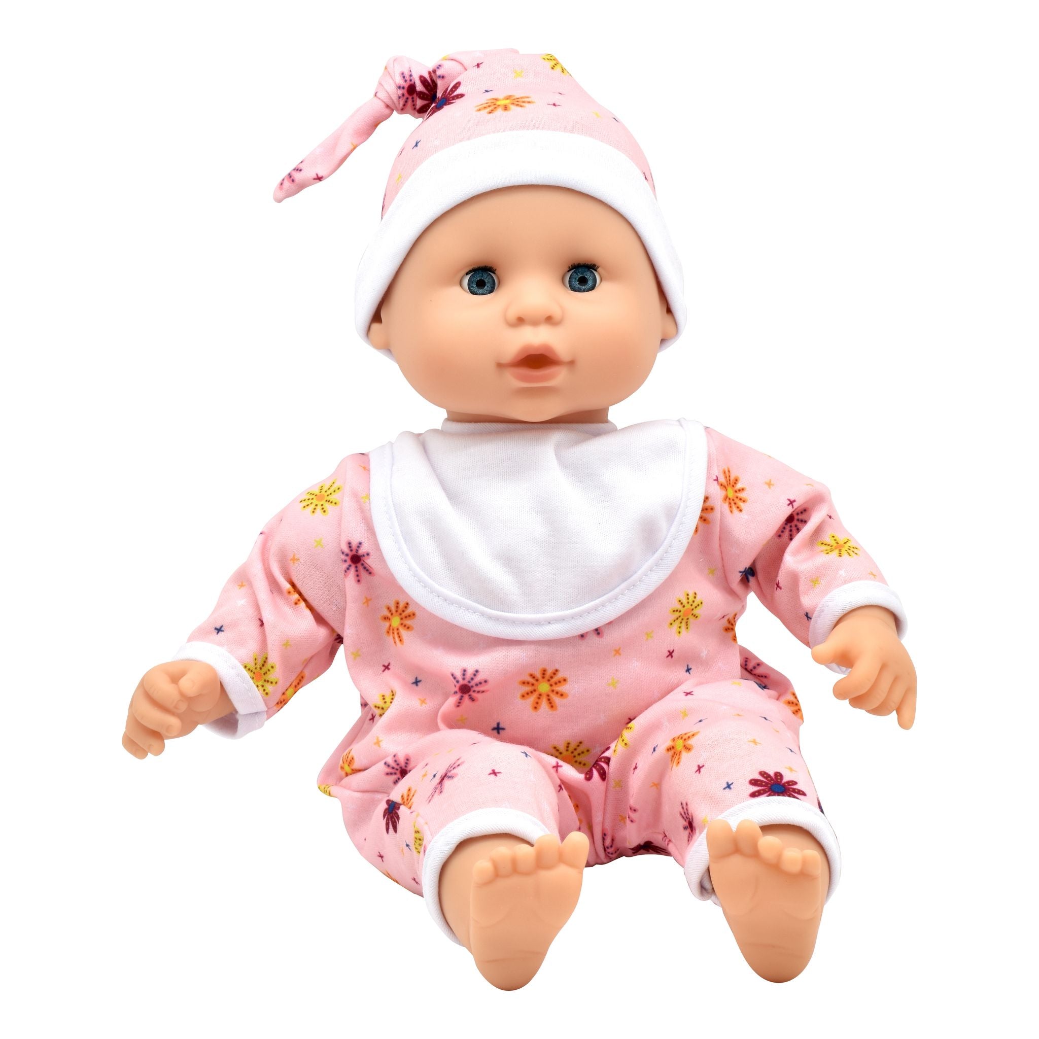 Dolls World Baby Doll Joy - Floral Romper - Toyworld NZ