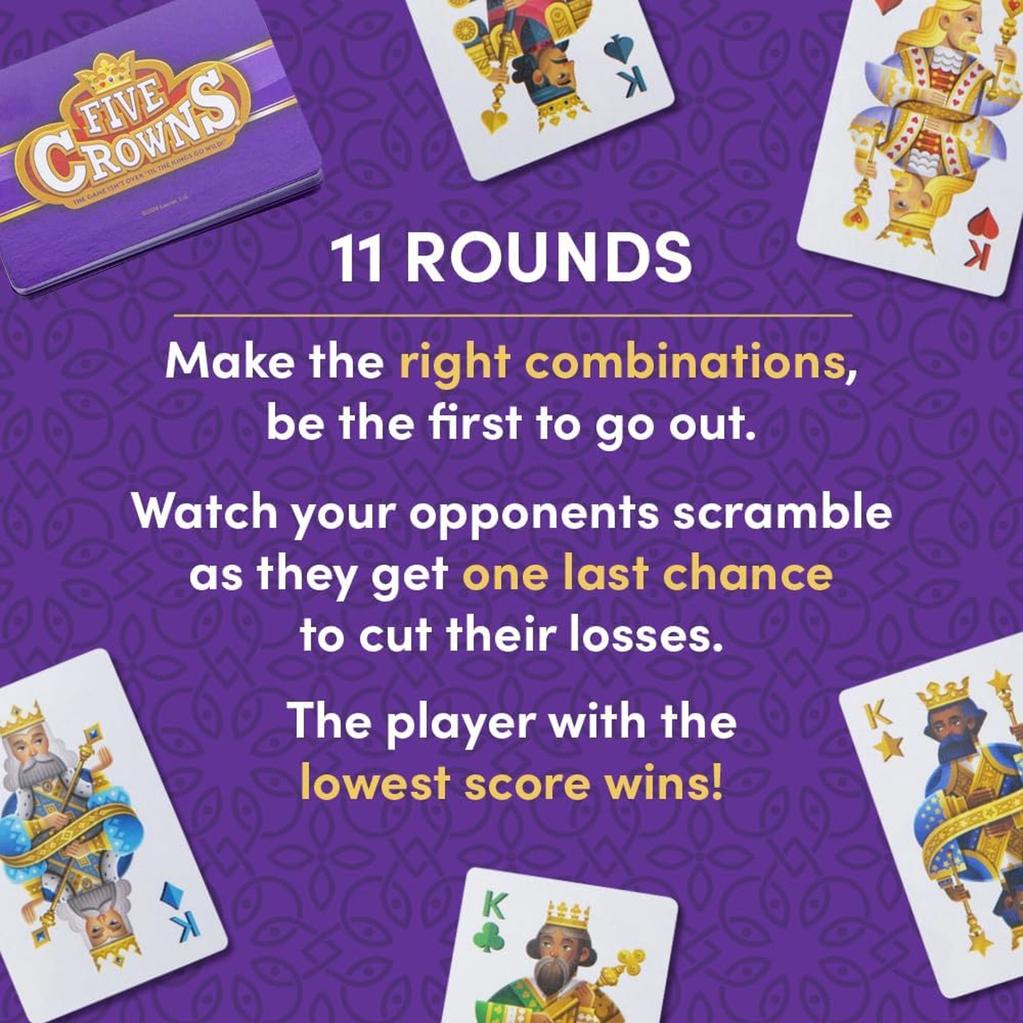 Five Crowns Card Game - Toyworld NZ