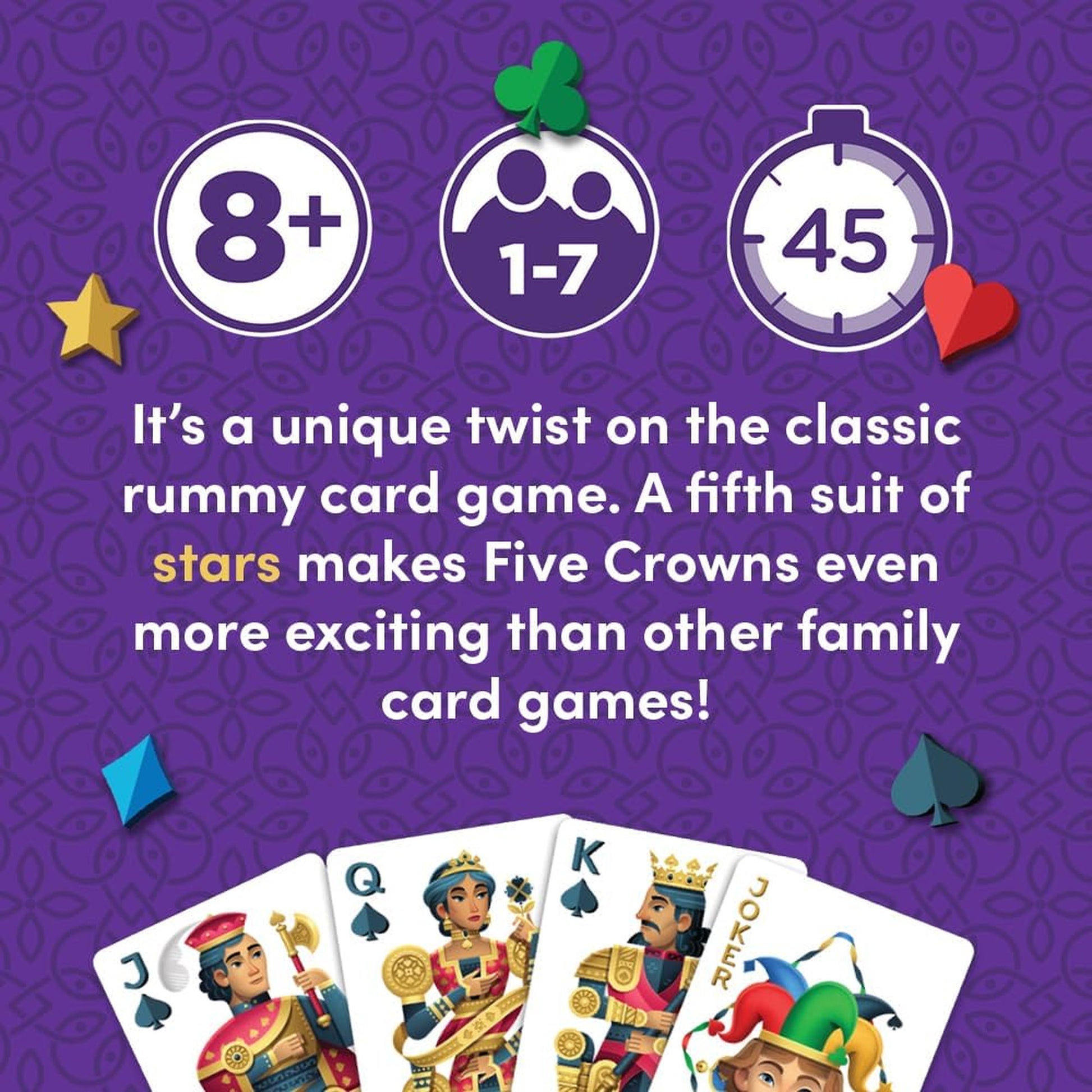 Five Crowns Card Game - Toyworld NZ