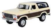 Motormax 1:24 Scale 1978 Ford Bronco Hard Top