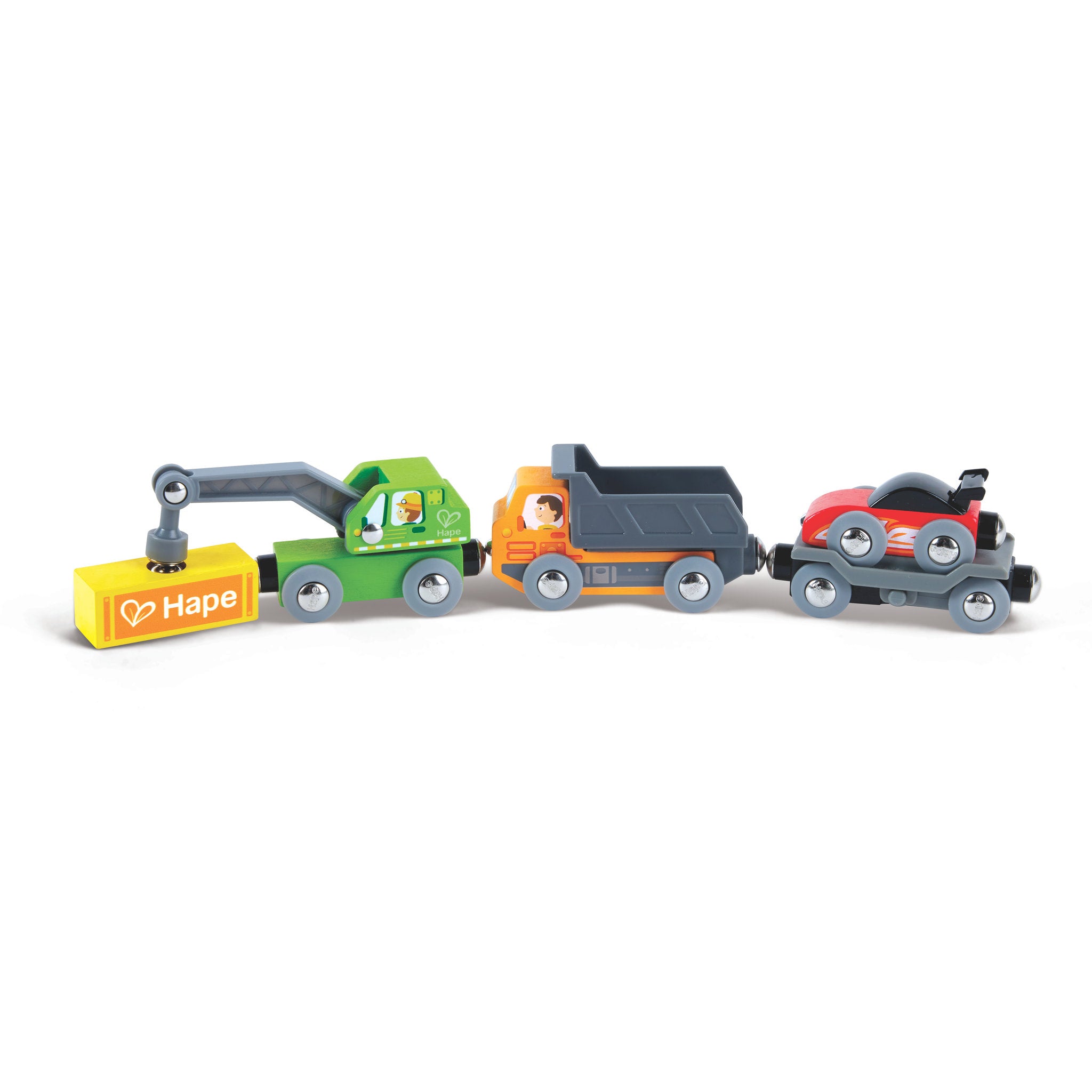 Play Essentials Colourful Construction Vehicles Fleet