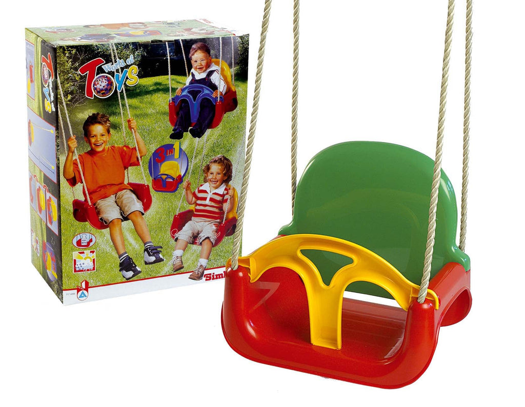ANDRONI 3 IN 1 GREEN GARDEN SWING WITH ROPES