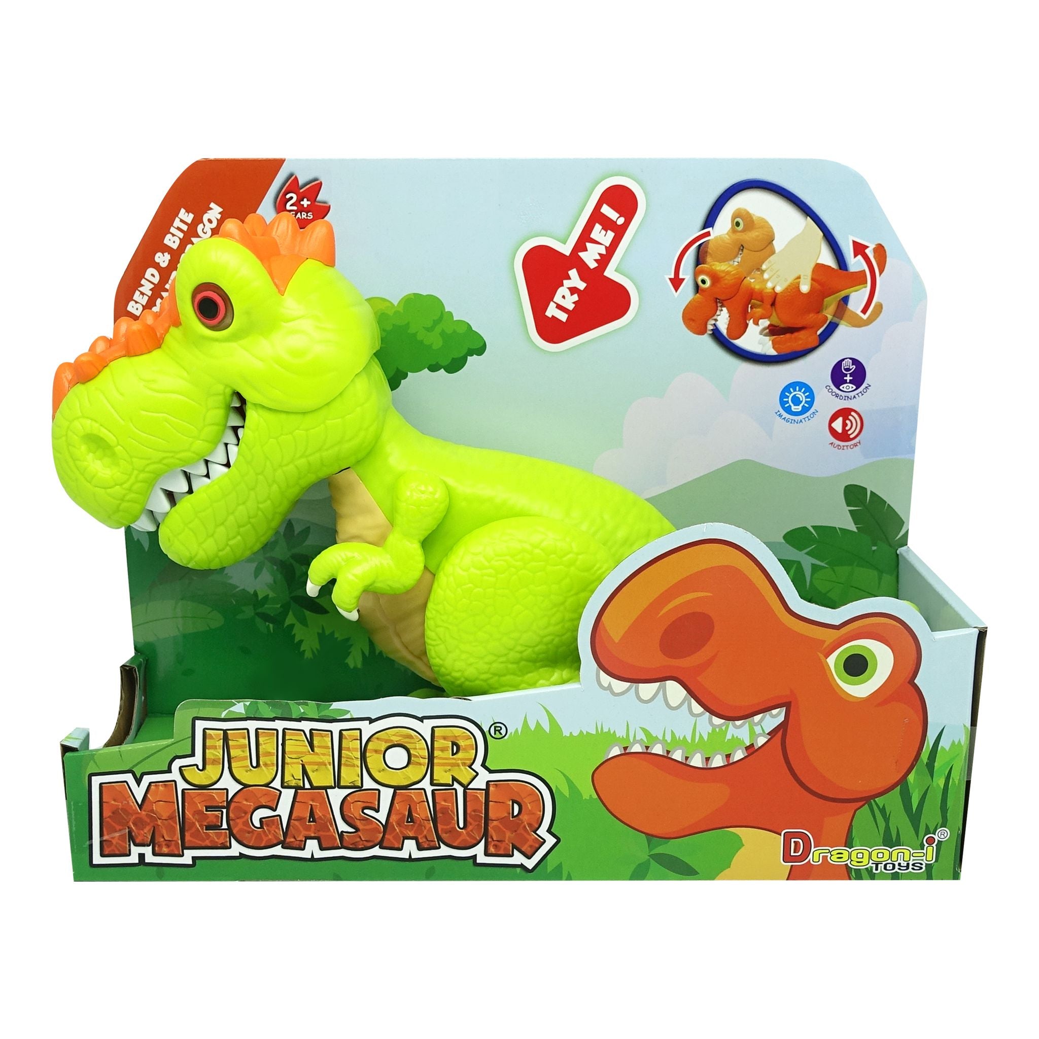 Junior Megasaur Bend & Bite Dino Assorted Styles