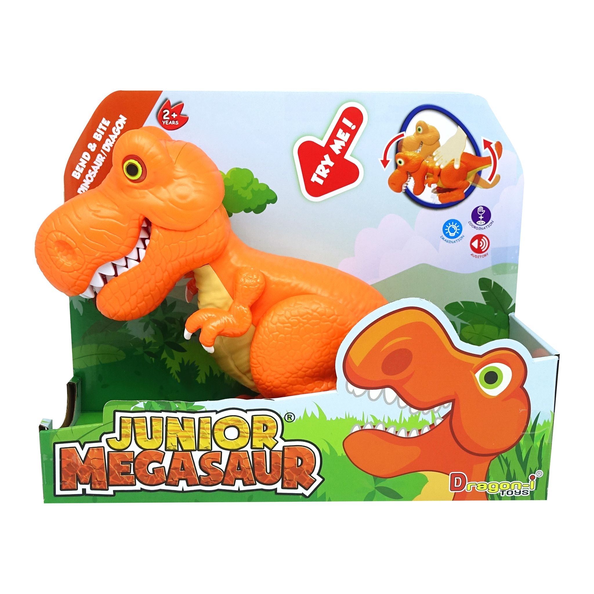 Junior Megasaur Bend & Bite Dino Assorted Styles