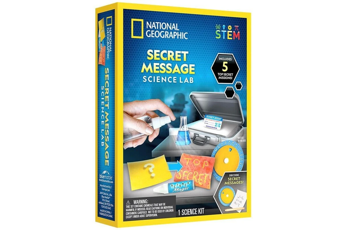 National Geographic Secret Message Lab – Toyworld NZ