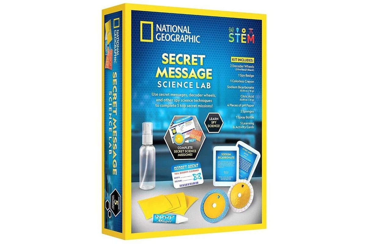 National Geographic Secret Message Lab – Toyworld NZ