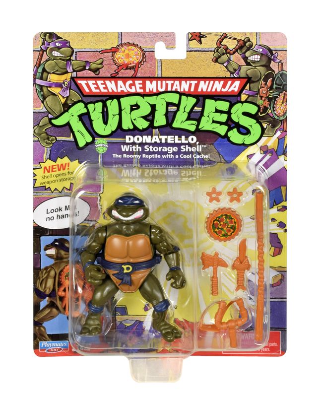 Teenage Mutant Ninja Turtles Classic Donatello with Storage Shell