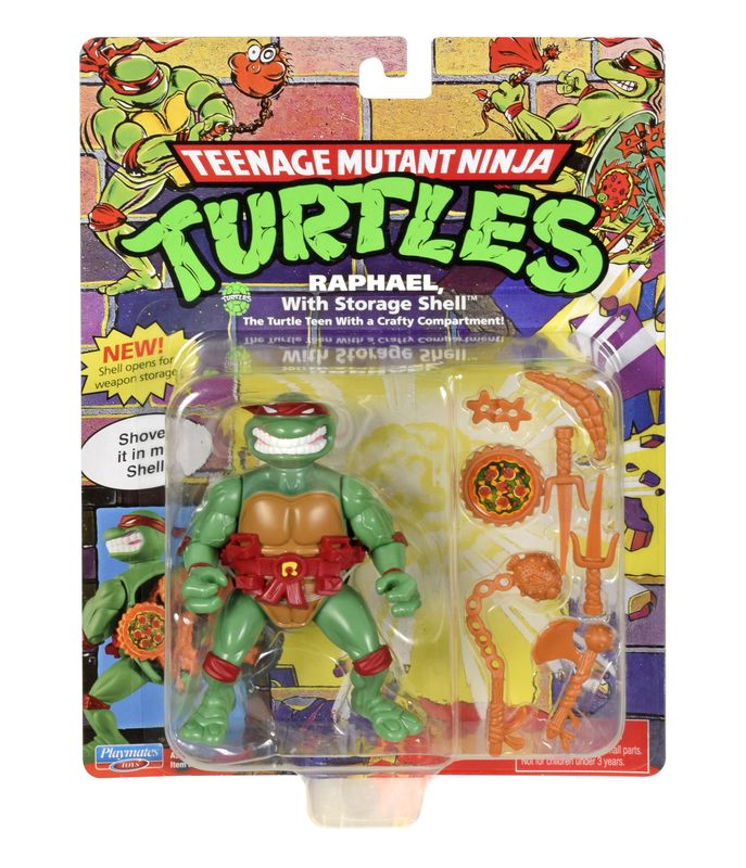 Teenage Mutant Ninja Turtles Classic Raphael with Storage Shell
