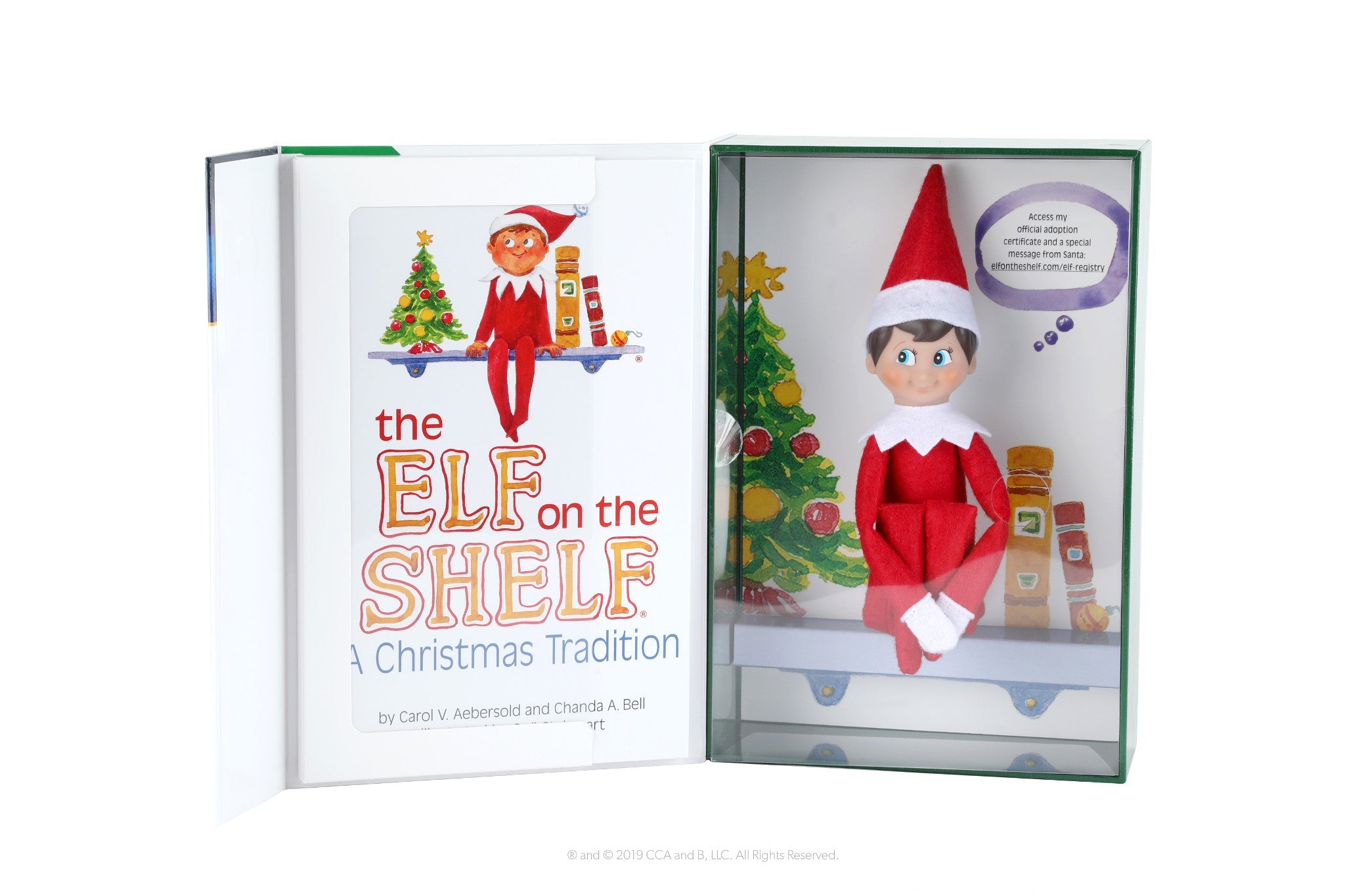 The Elf On The Shelf - A Christmas Tradition Boy Blue Eyes