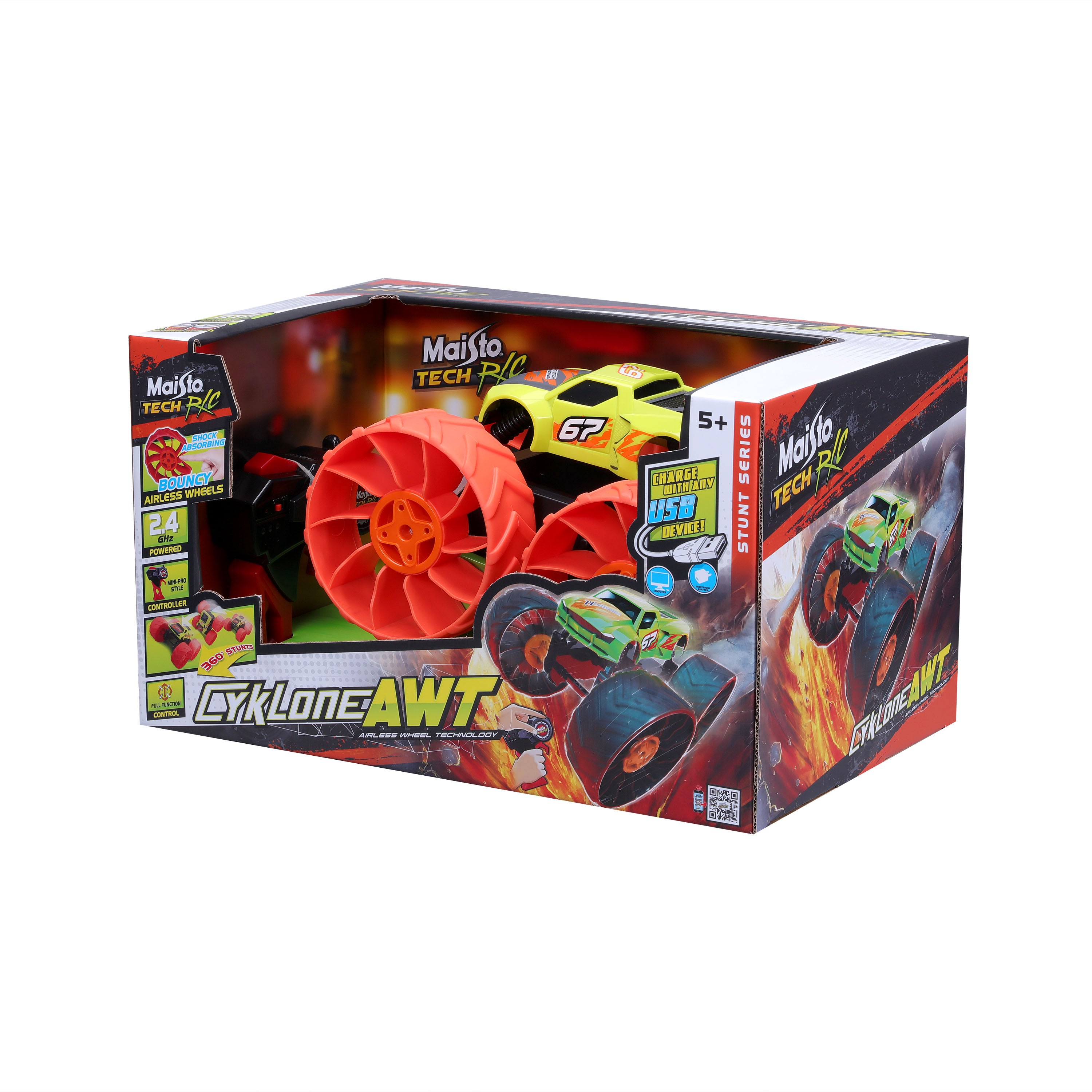 Maisto Cyklone Awt – Yellow RC