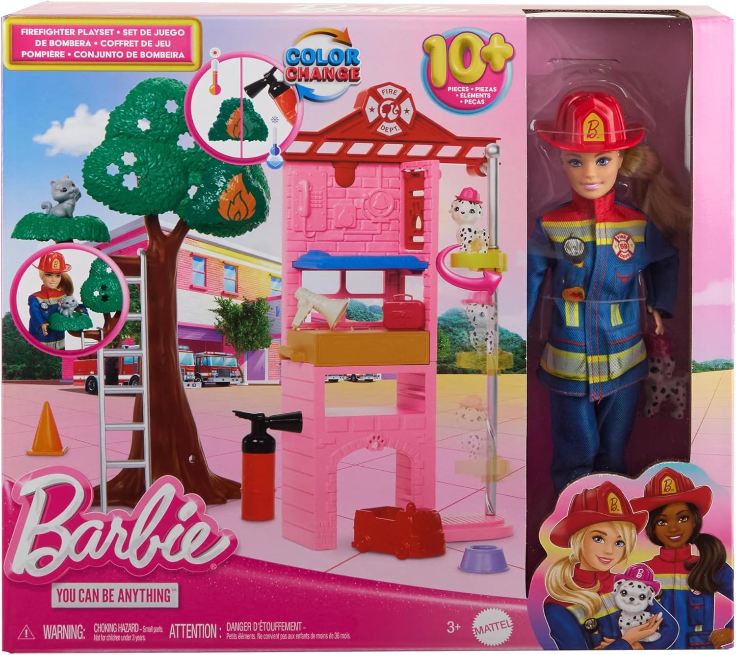 Barbie Career Firefighter Playset