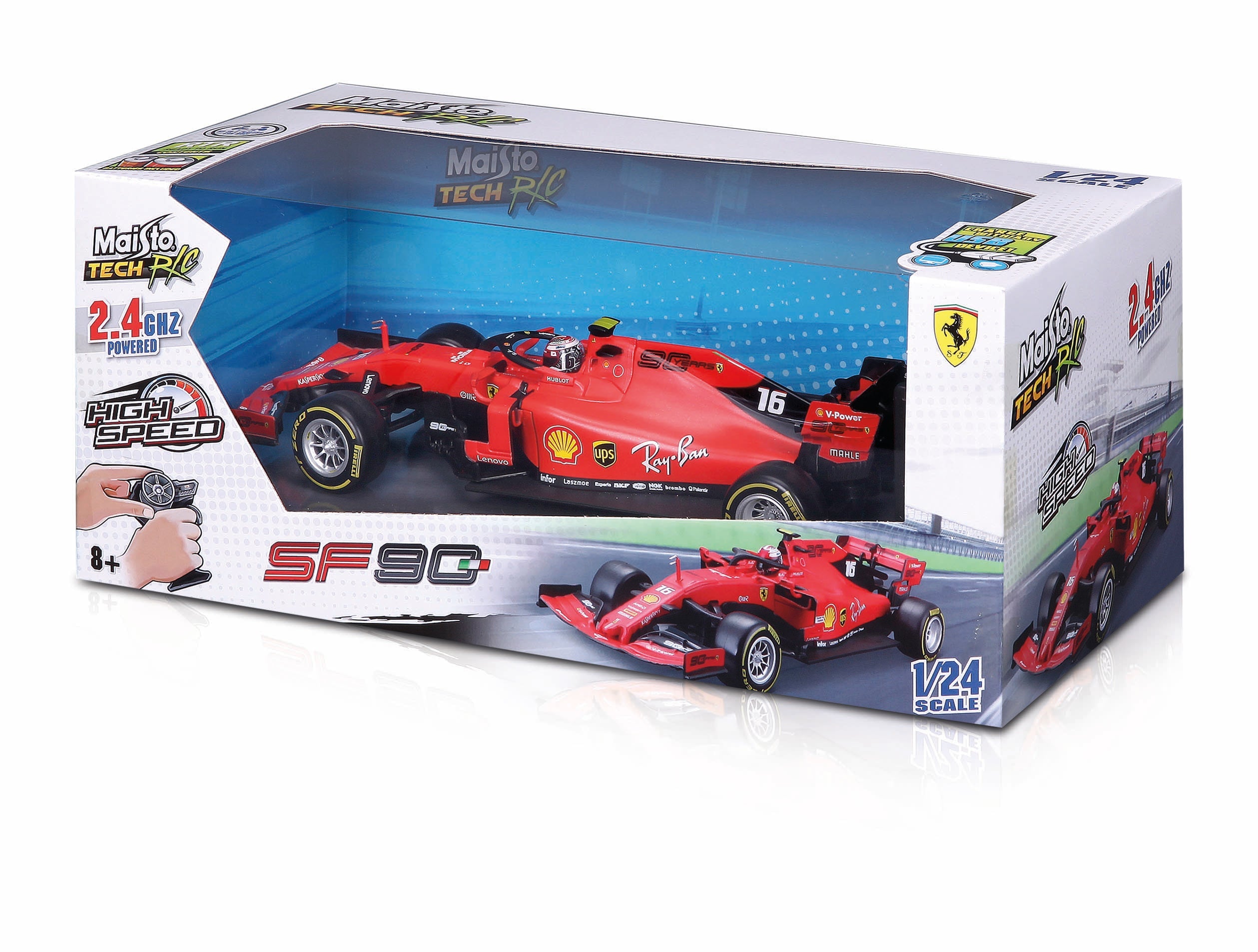 Maisto Tech Remote Control 1:24 Ferrari F1 Sf90