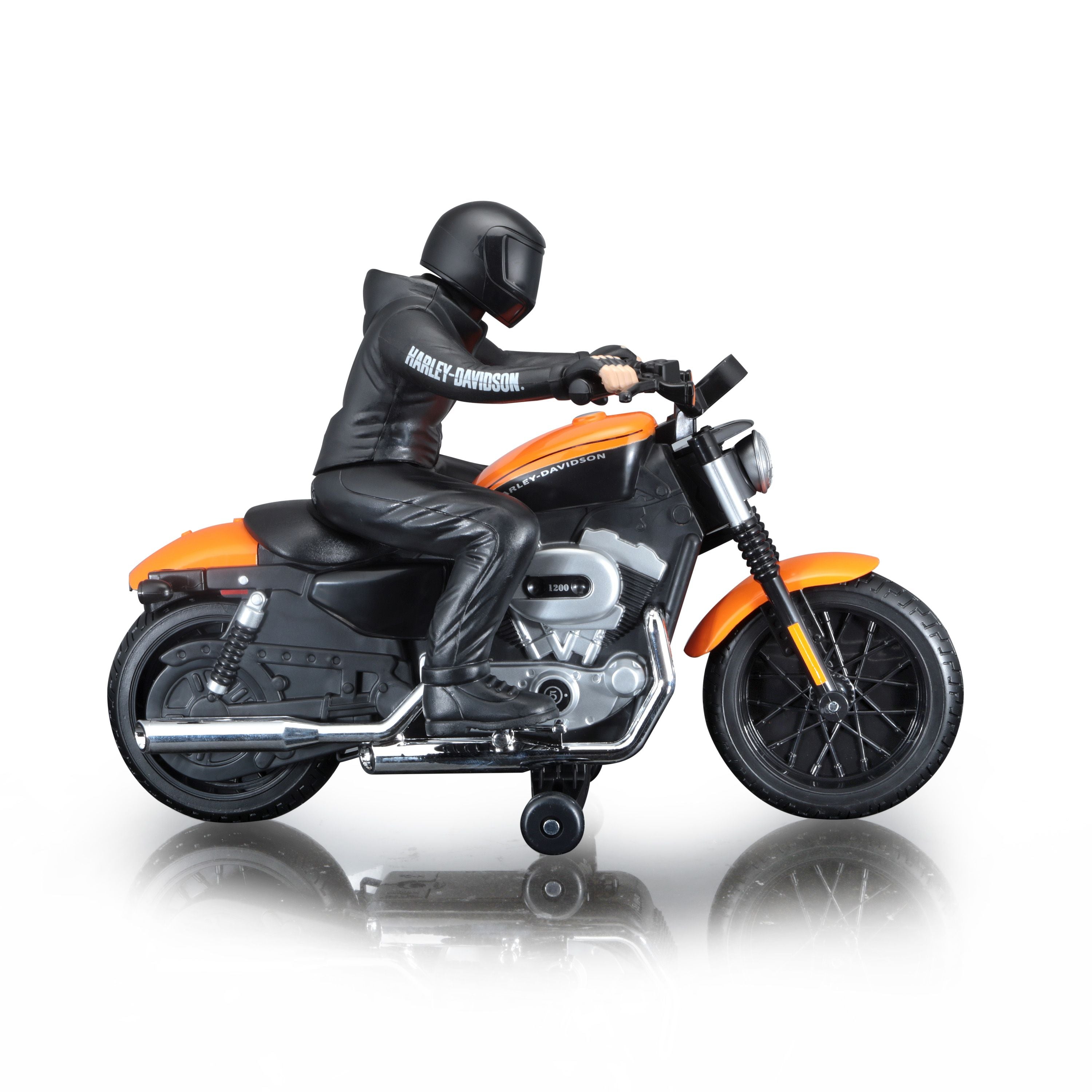 MAISTO TECH R/C HARLEY DAVIDSON XL1200N NIGHTSTER ORANGE REMOTE CONTRO
