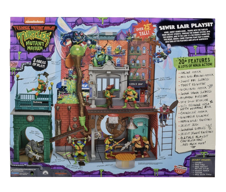 Teenage Mutant Ninja Turtles Movie Sewer Lair Playset