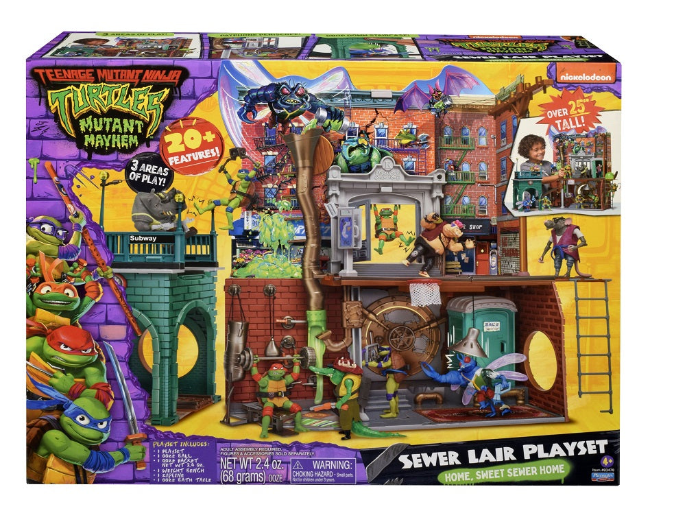 Teenage Mutant Ninja Turtles Movie Sewer Lair Playset