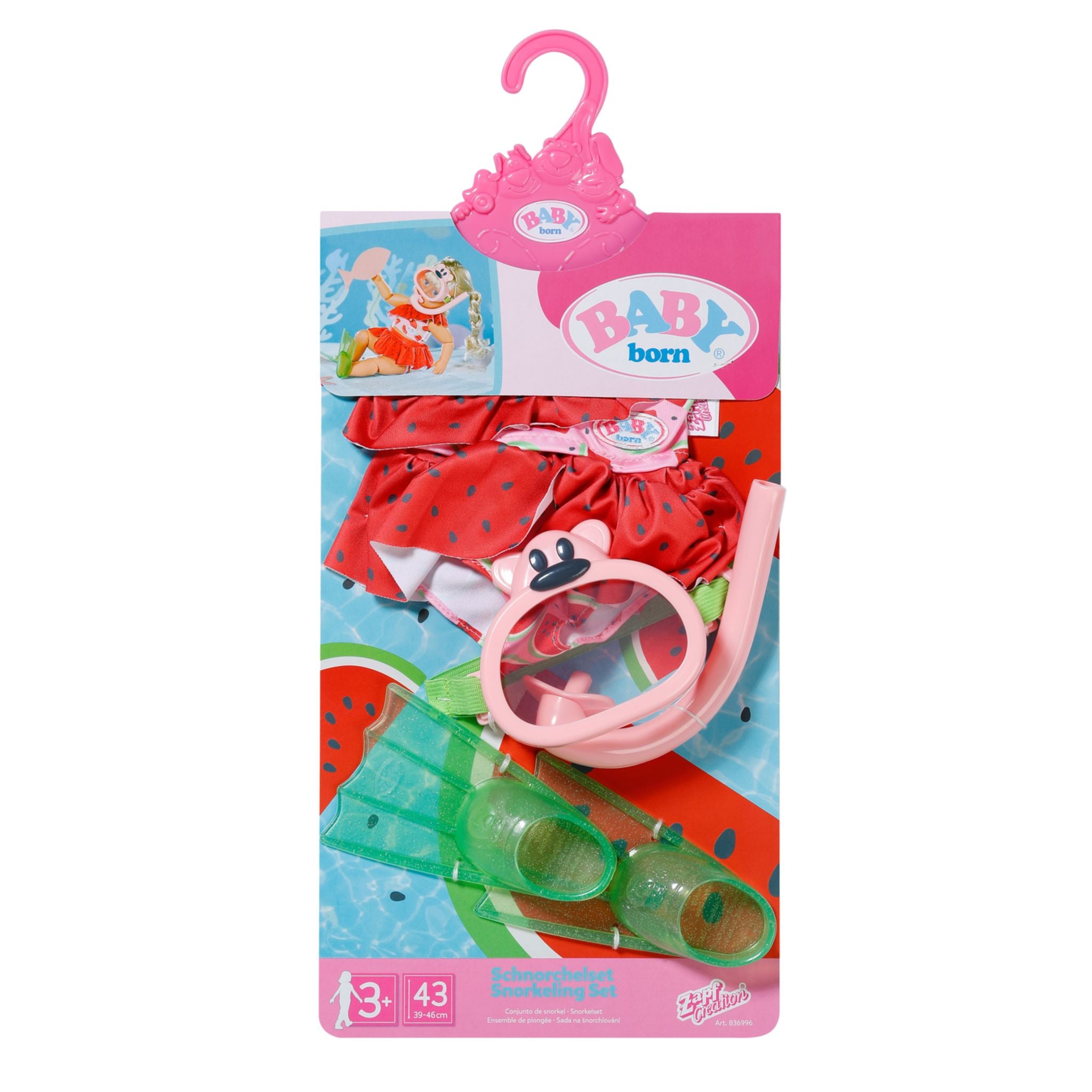 BABY Born Snorkelling Fun Outfit Set