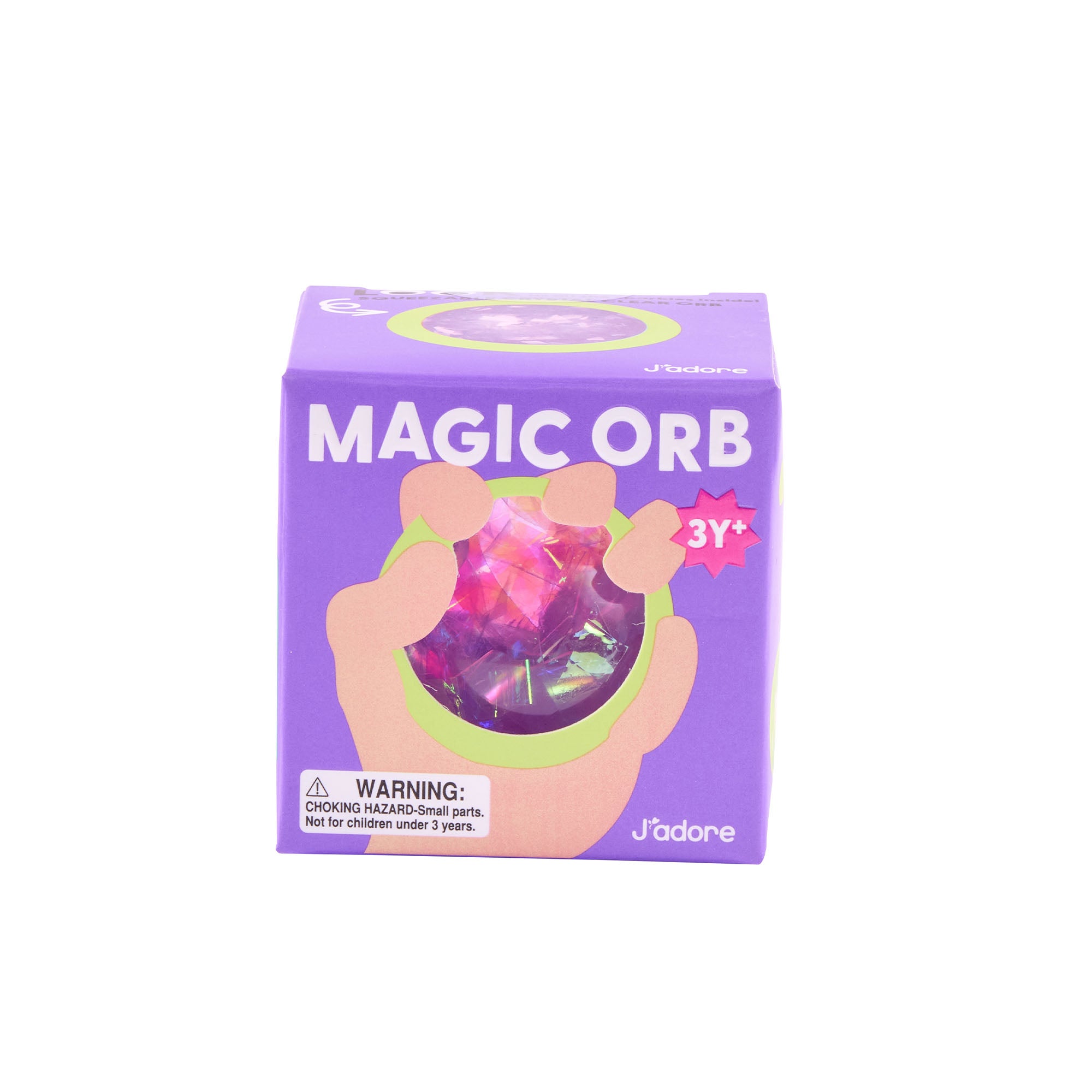 J'adore Magic Orb Water Glitter Squish Ball - Purple - Toyworld NZ